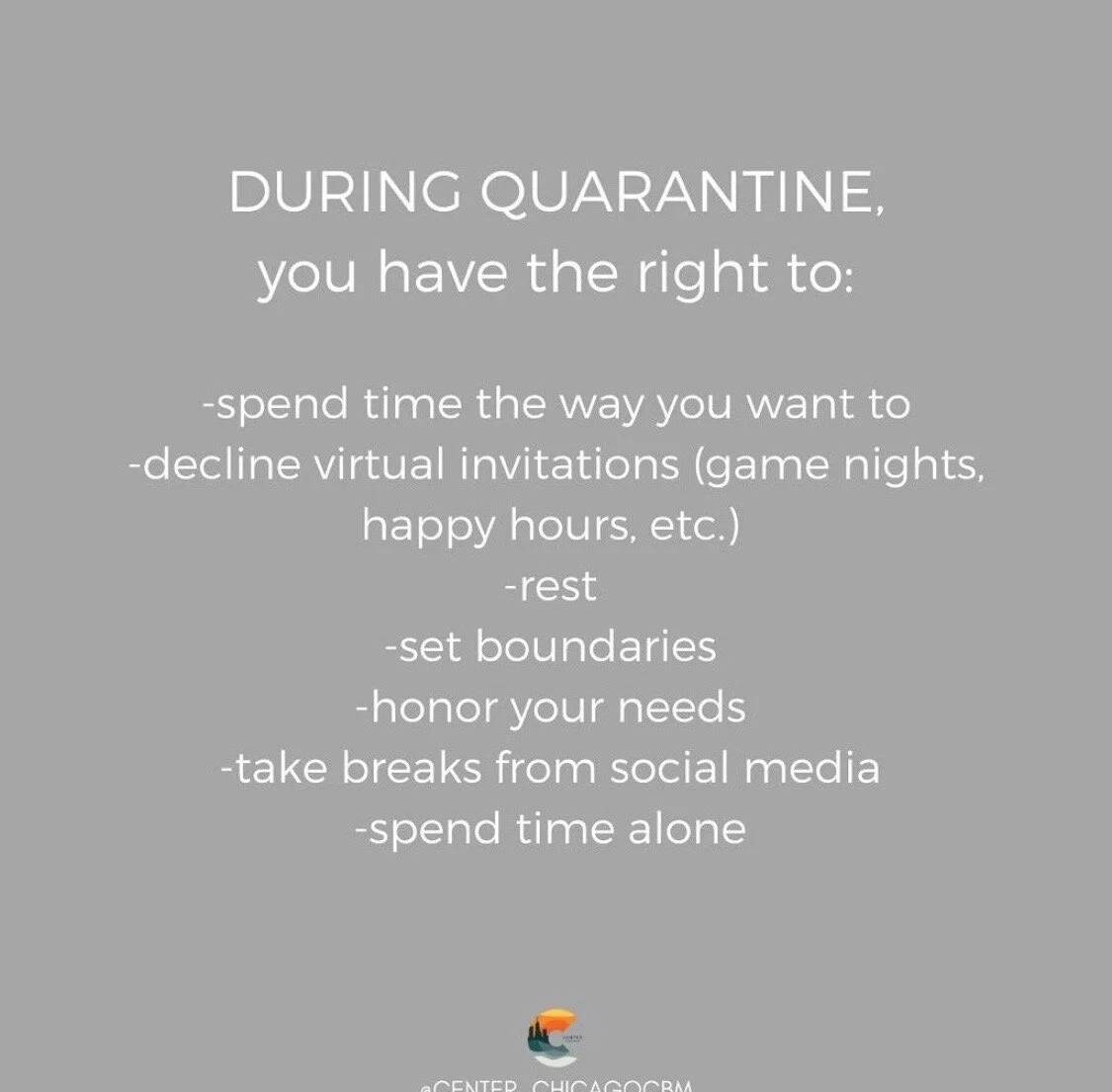 How are you adjusting to life at home? — Center Psychotherapy