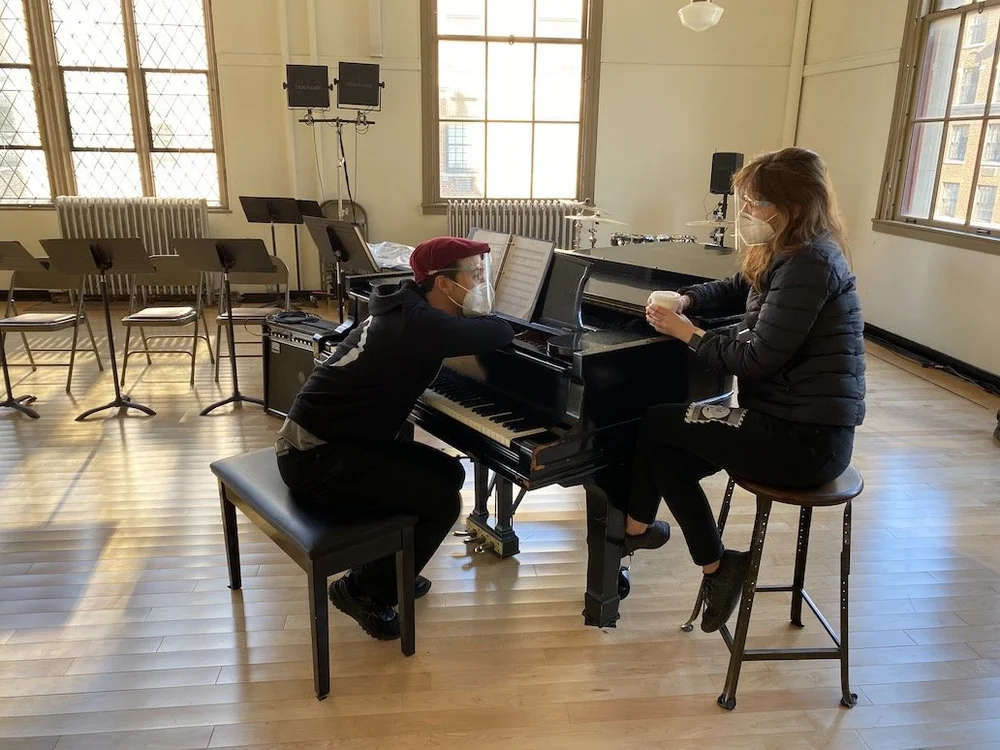Director Lin-Manuel Miranda and Cinematographer Alice Brooks