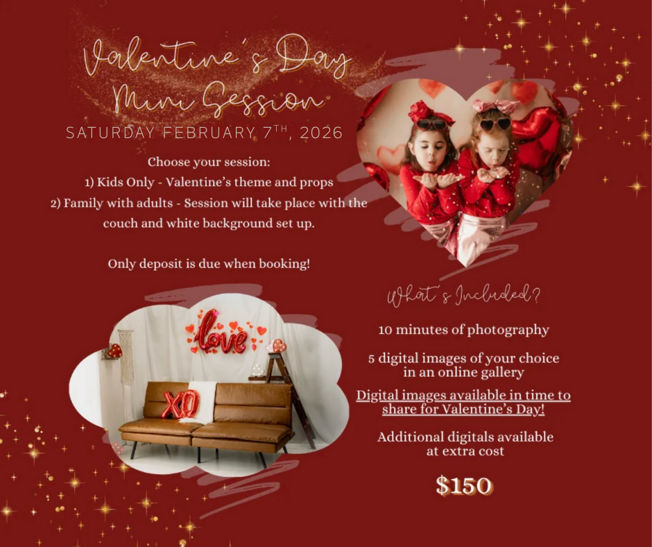 Valentine's Day Mini Session with Little Rose Photography