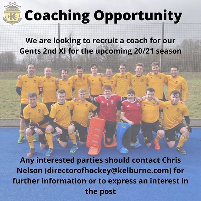 We are looking to recruit a coach for our Gents 2nd XI, who play in Regional League Division 1 for season 20/21. 
The position will include working closely with the Gents 1st XI coach, Gordon Shepherd, and we will look to further develop coaching ski