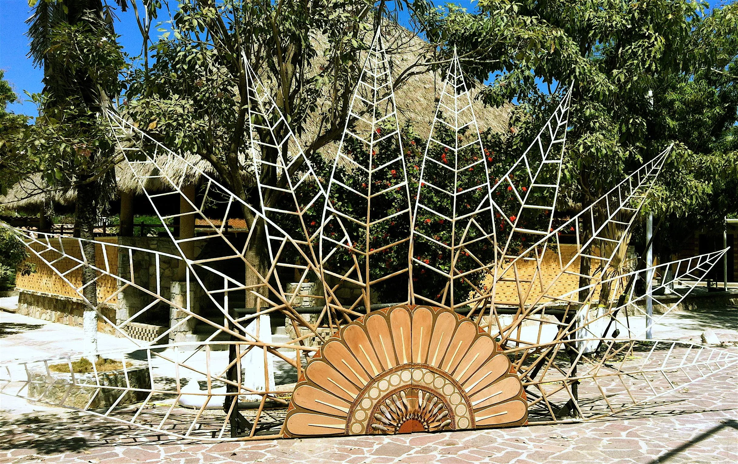 Escenario Flor, Encuentro de Circo 2015, Oaxaca Mexico