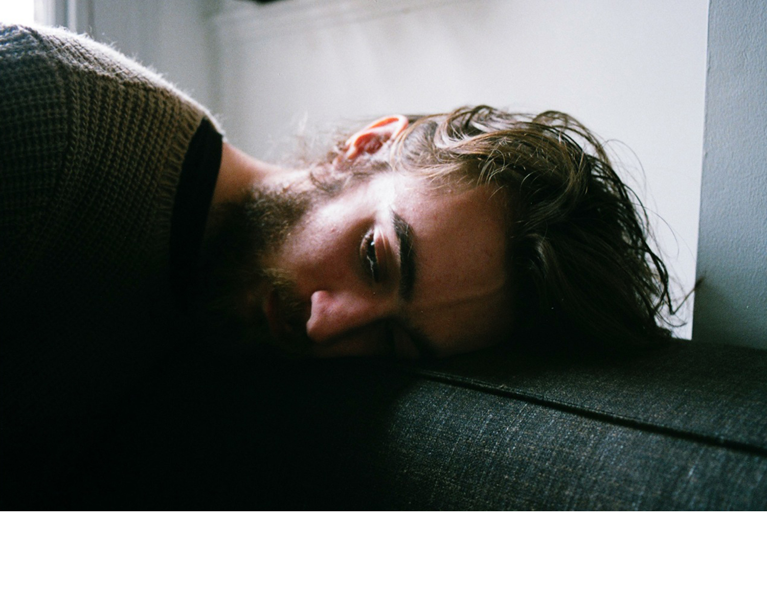 Keaton on the sofa, Richmond, 2012