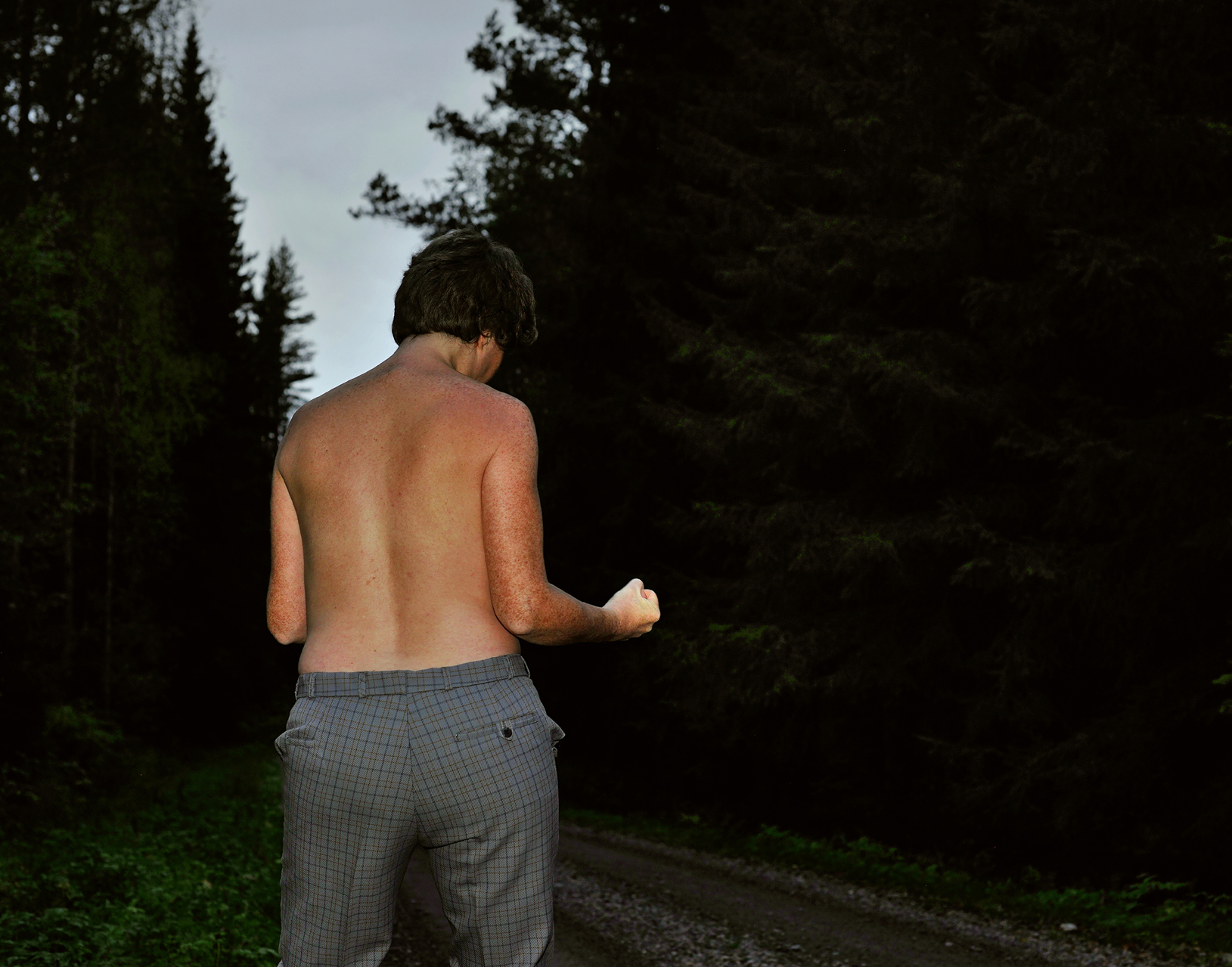 ‘Fig. 01832KEL (TM) Tapani Kansa sang at Kirstinharju dance pavilion. Departure. 1970 / 2015, Mänttä, Finland’ from ‘Ten People in a Suitcase’