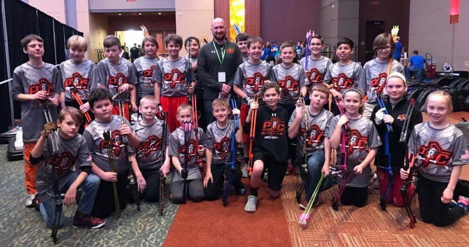 Contributed photo Archery teams at Barry School (top), Platte City Middle School (middle) and Siegrist Elementary (bottom) recently participated in the ninth annual Missouri National Archery in the Schools Program state tournament held in Branson, Mo. in late March. 