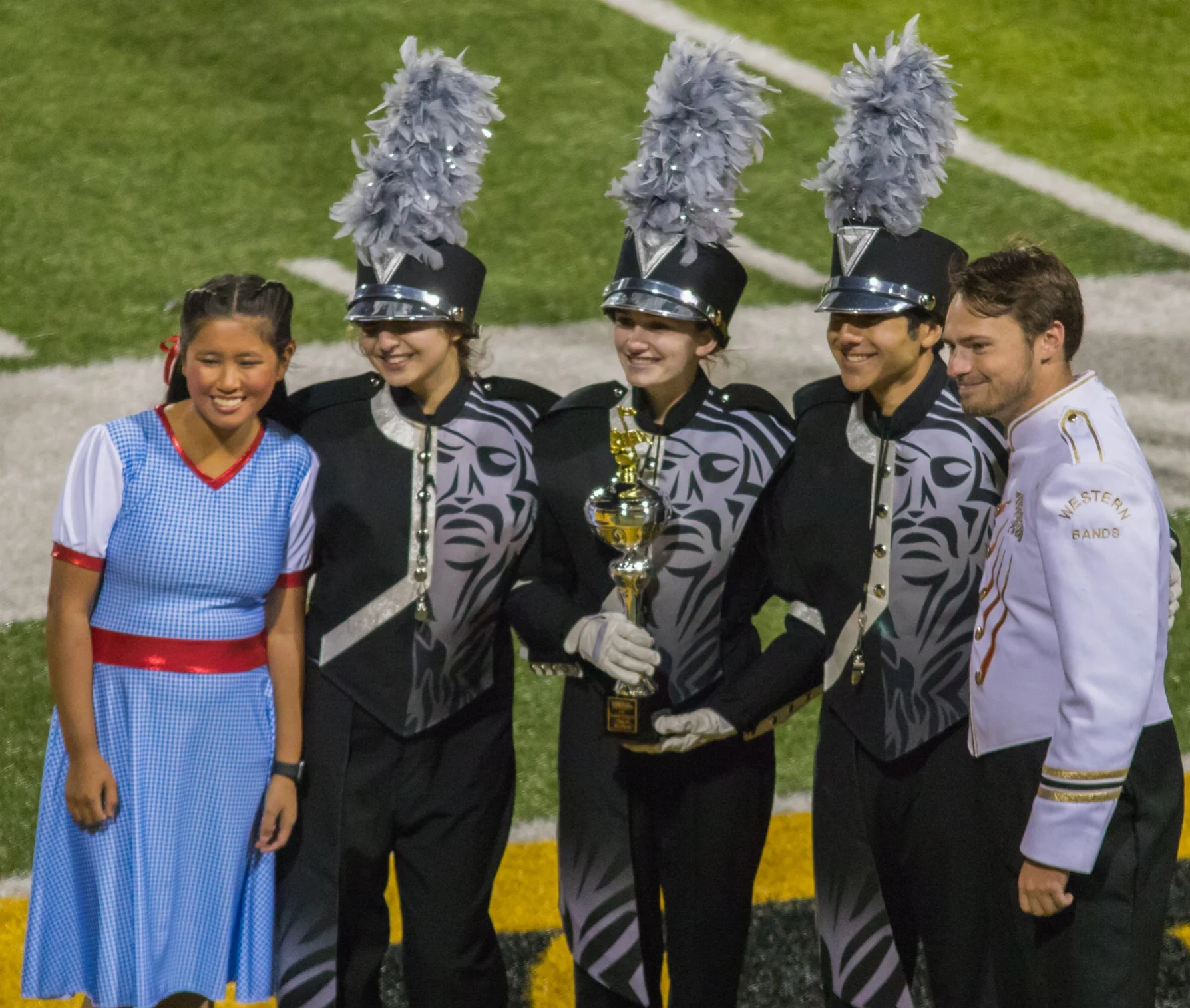 Contributed photo The Platte County Pirate Pride marching band performed its field show during the 32nd annual Missouri Western State University Tournament of Champions held at Spratt Stadium on Tuesday, Oct. 10 in St. Joseph, Mo. 