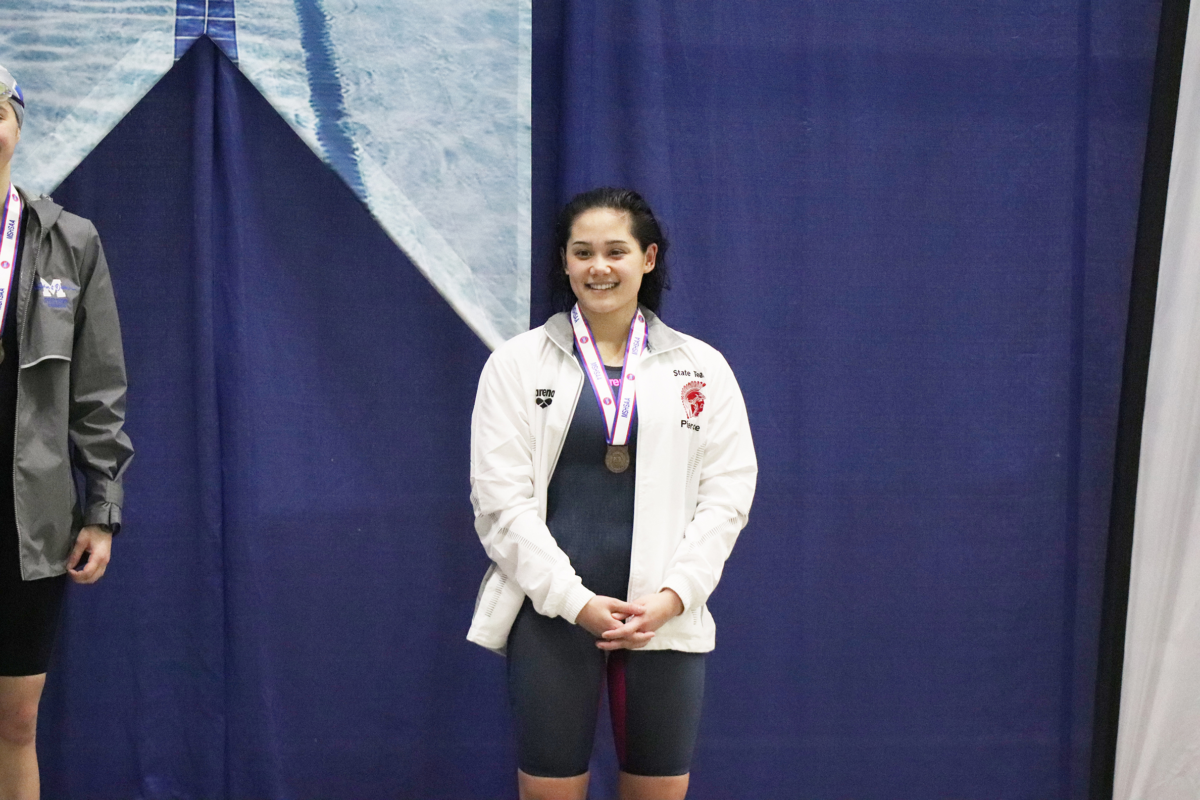 CODY THORN/Citizen photo Park Hill’s Brooklyn Pierce placed seventh in the 100-yard butterfly event.