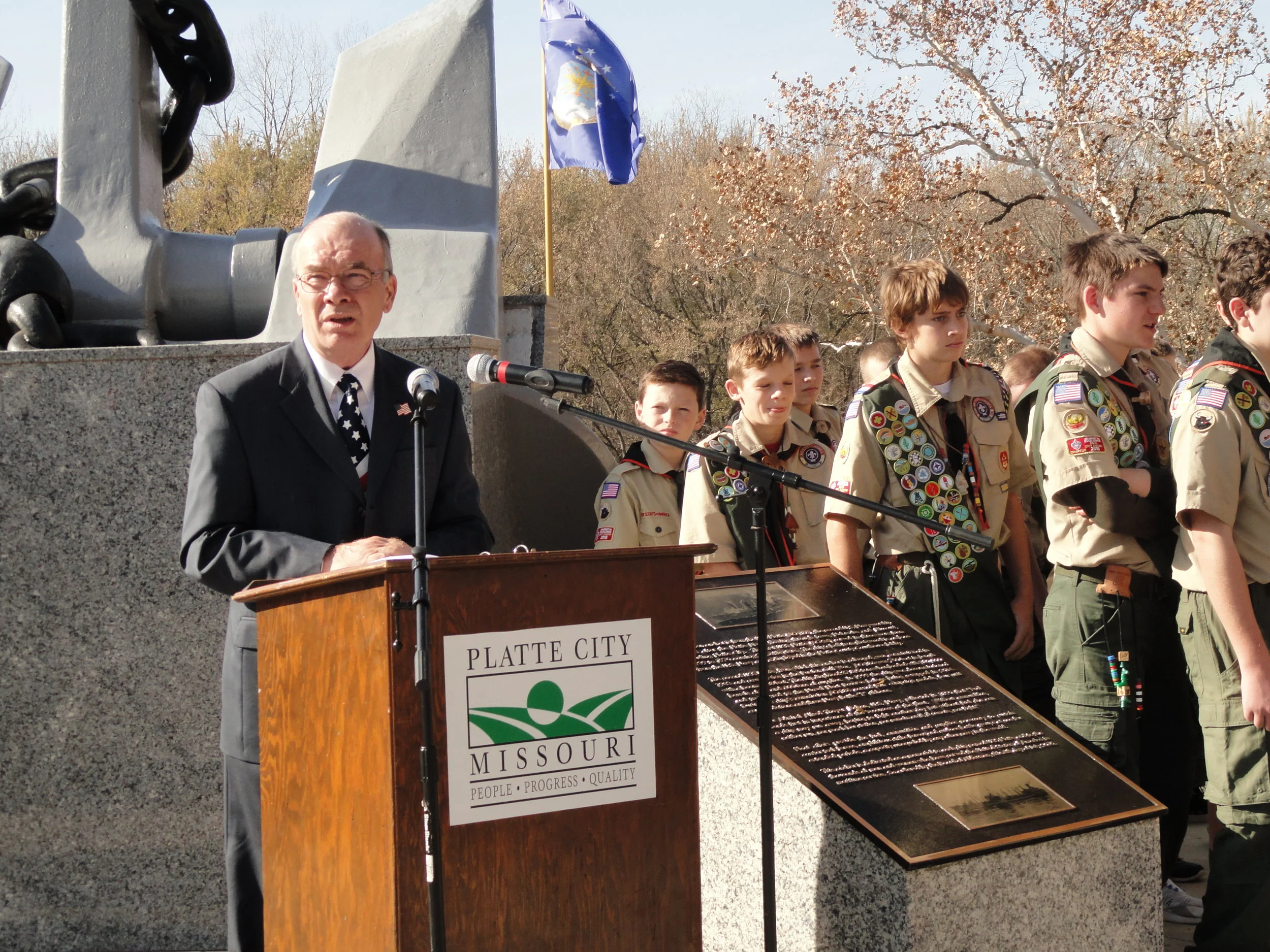 Platte City's Veterans Day Ceremony, 11-10-19