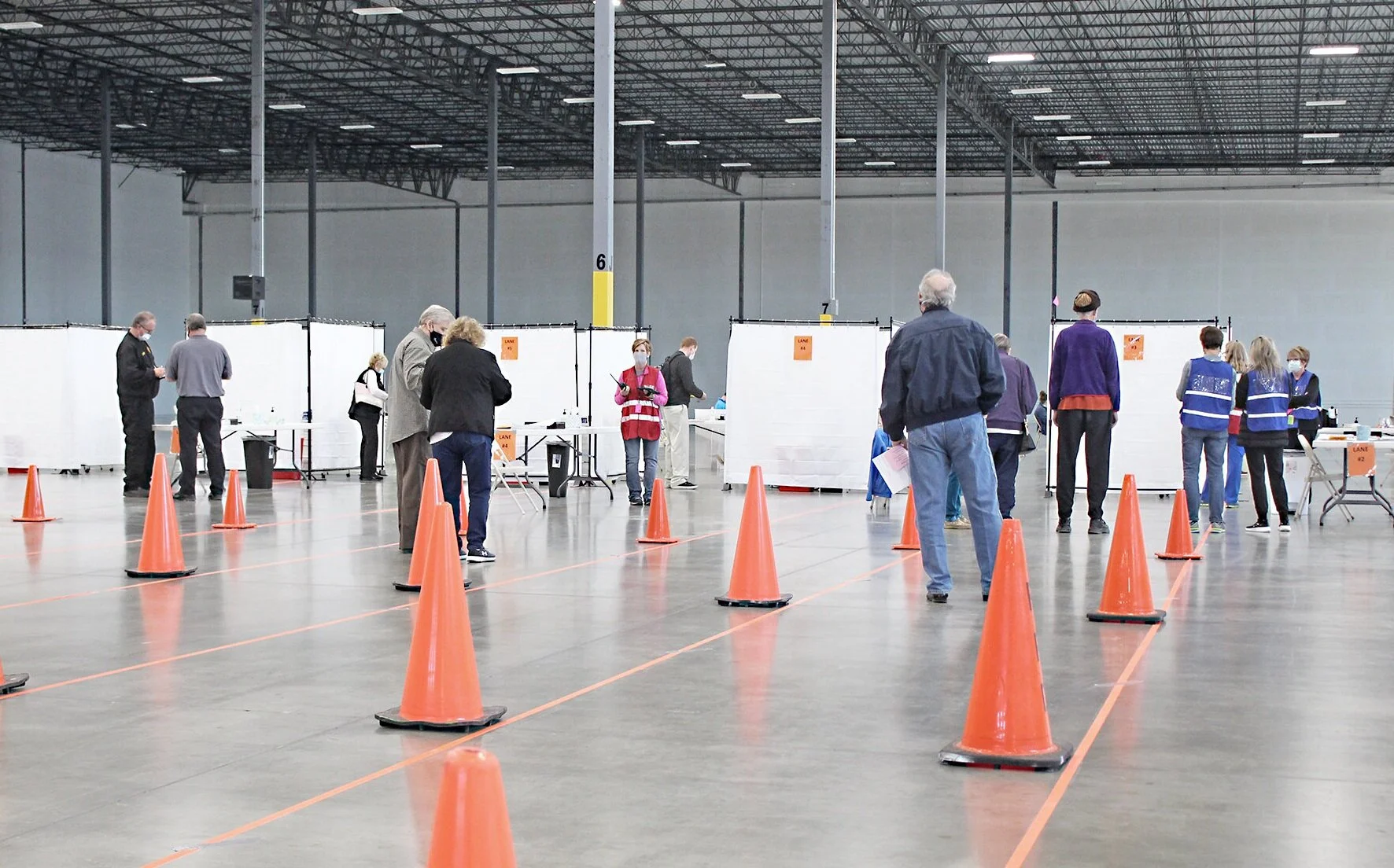 Health Department opens first mass vaccination site
