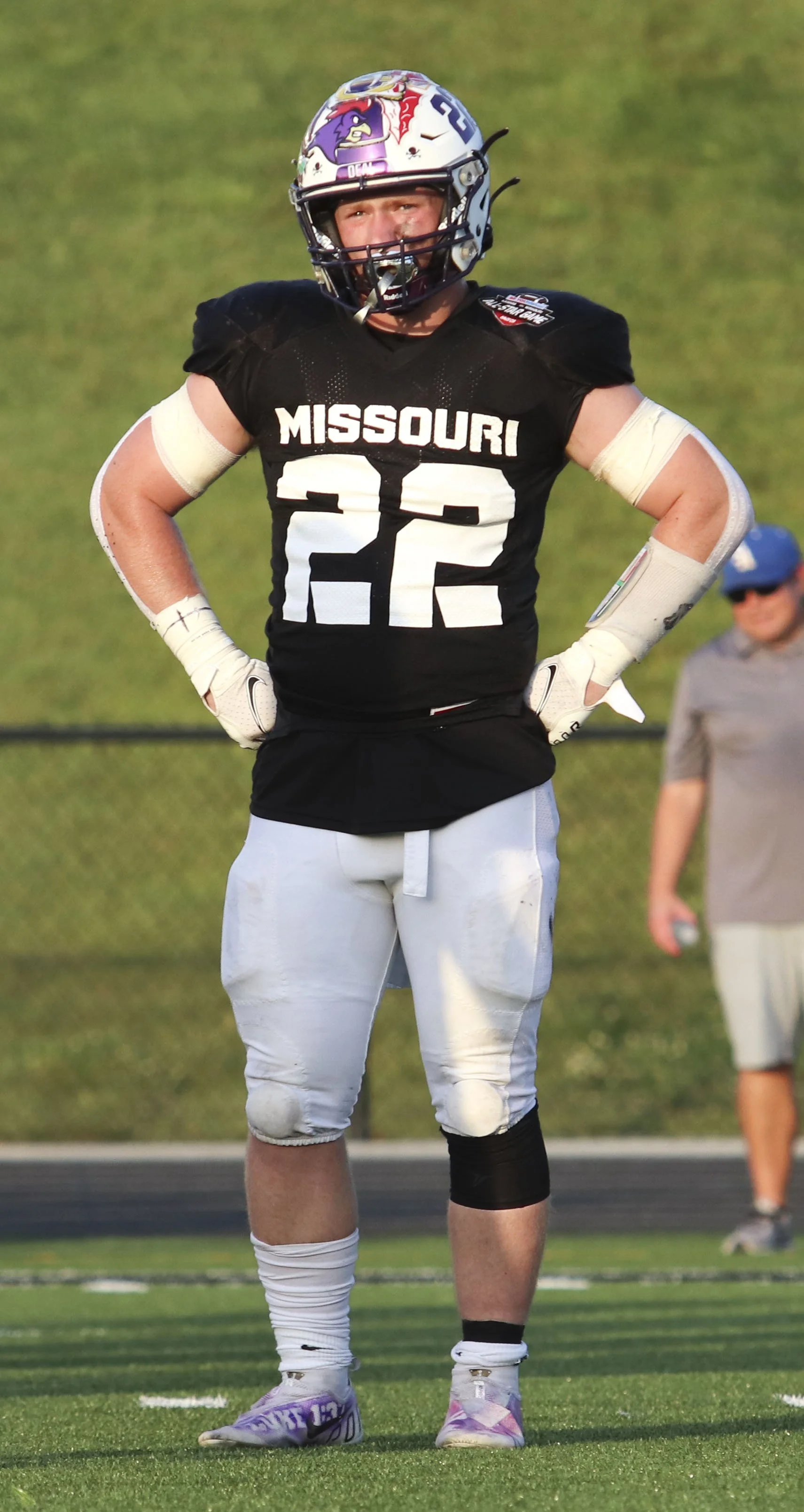 Lucas Oitker look at sideline.jpg