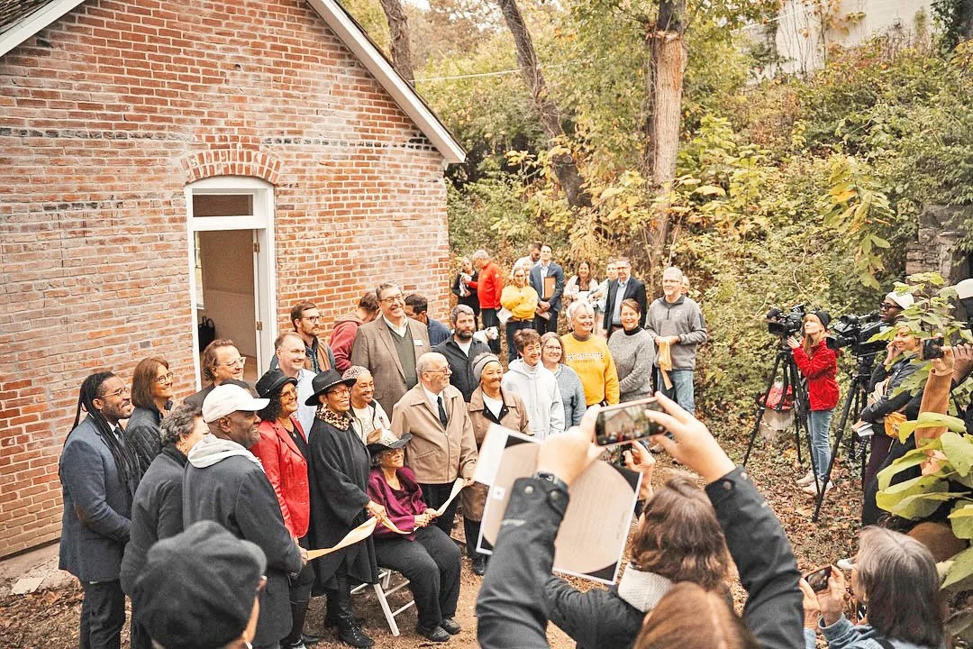 Ribbon cut on restored Banneker School