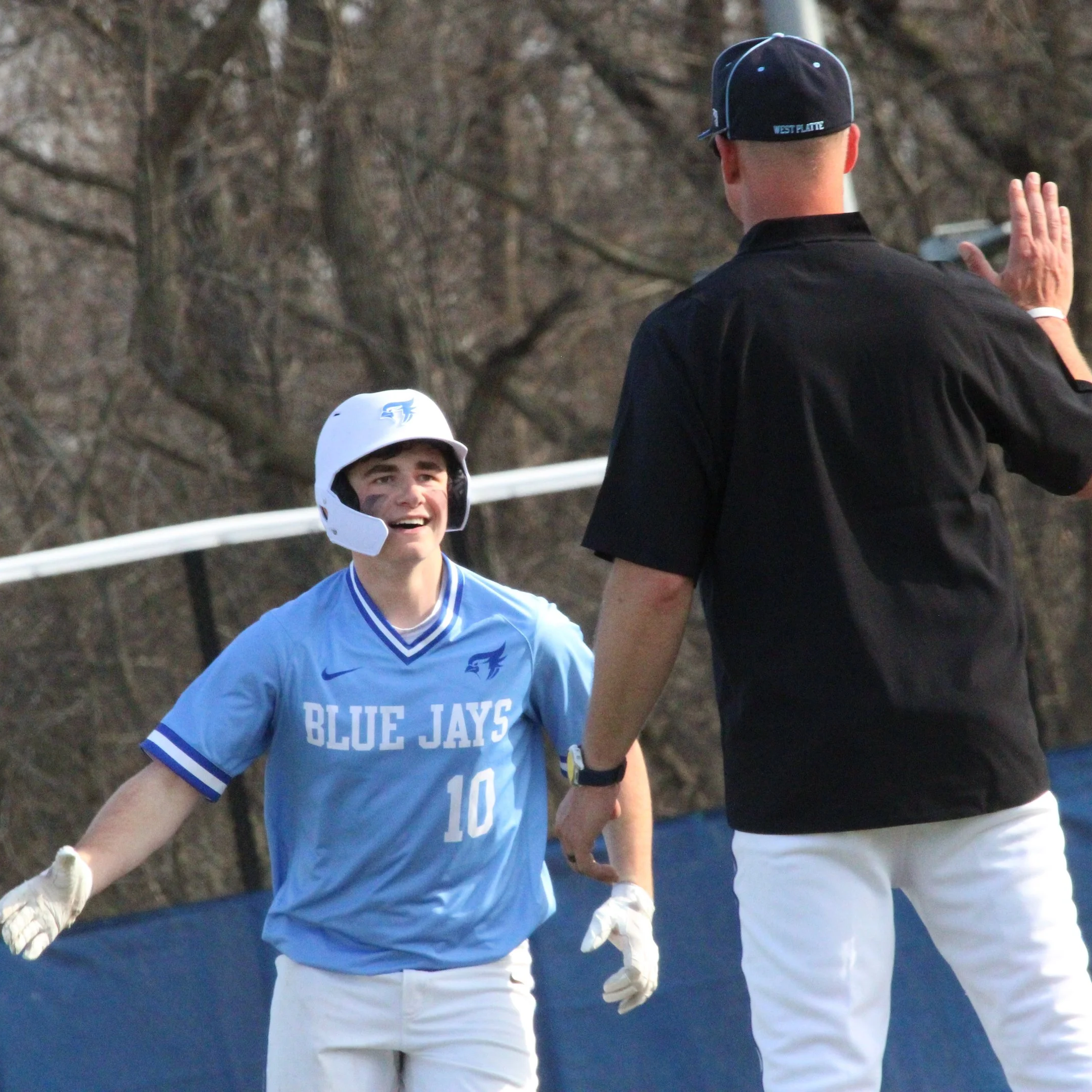 West Platte baseball run rules South Holt on opening day