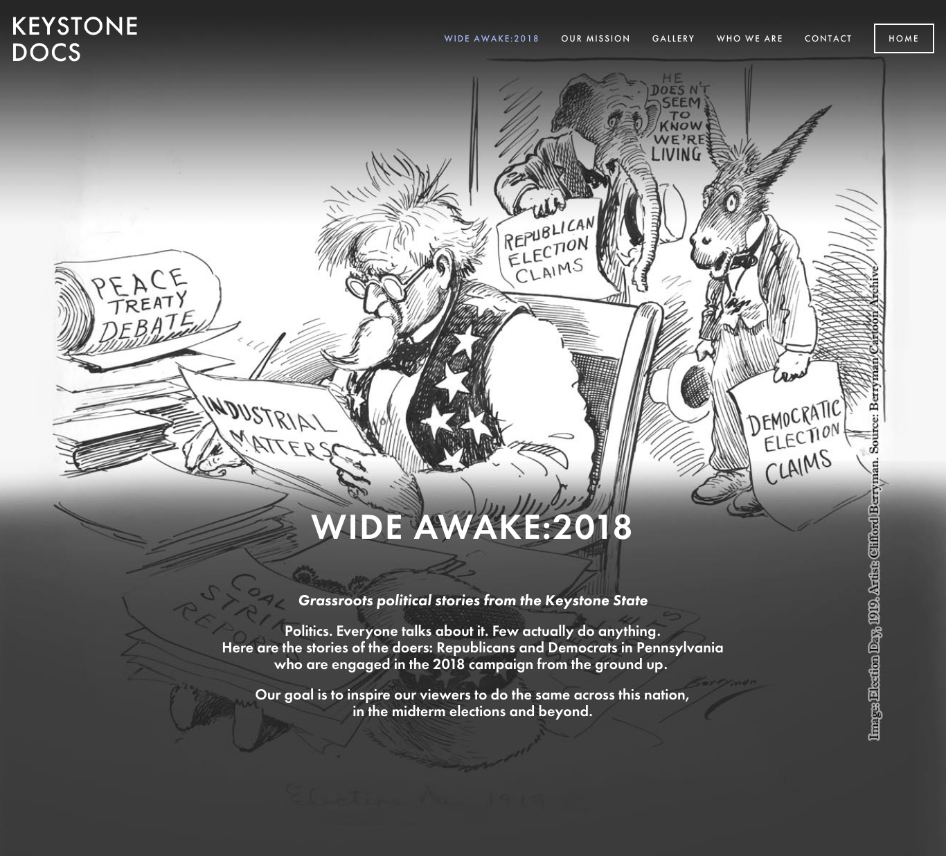 Keystone Docs - Wide Awake: 2018