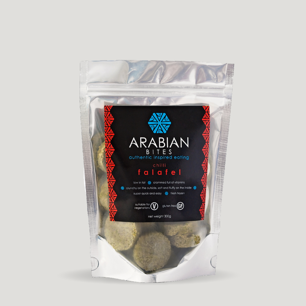 packaging design for falafel