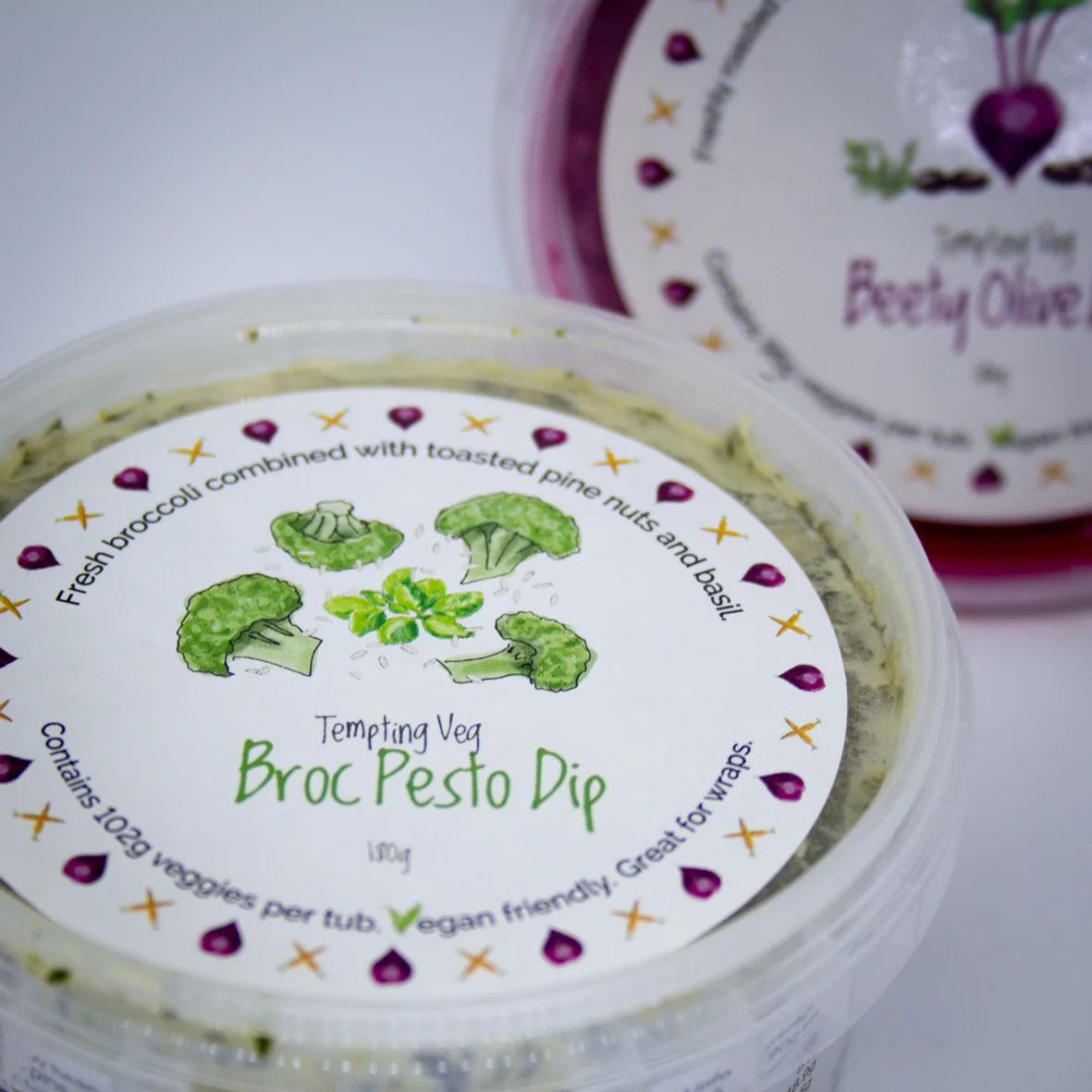 packaging design for a food business