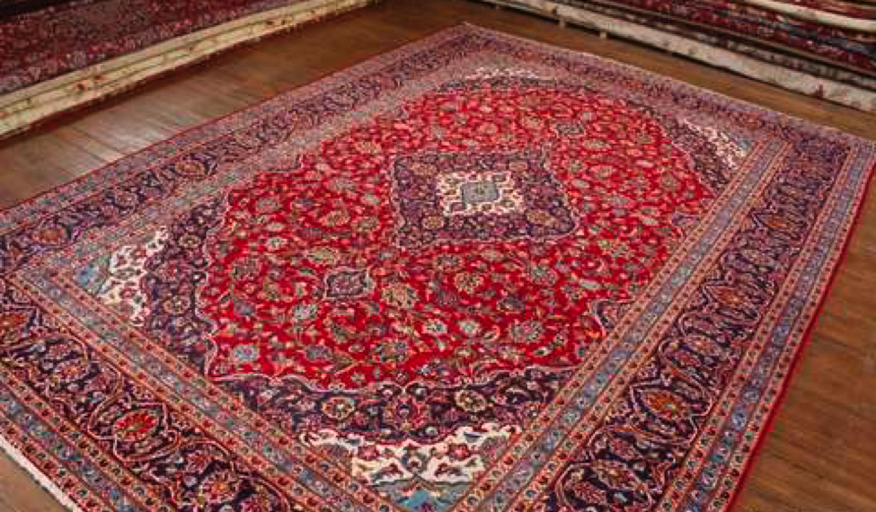  A Kashan rug is a type of Persian rug from the area of Kashan.&nbsp;Kashan is a city in Isfahan Province in North Central Iran. Persian carpets were produced at Royal workshops in the 17th and early 18th century. The Persian carpet workshops ceased 