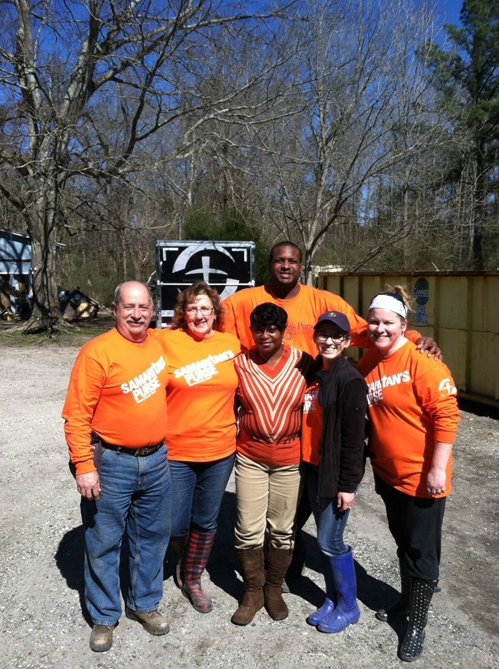 Our team with our homeowner
