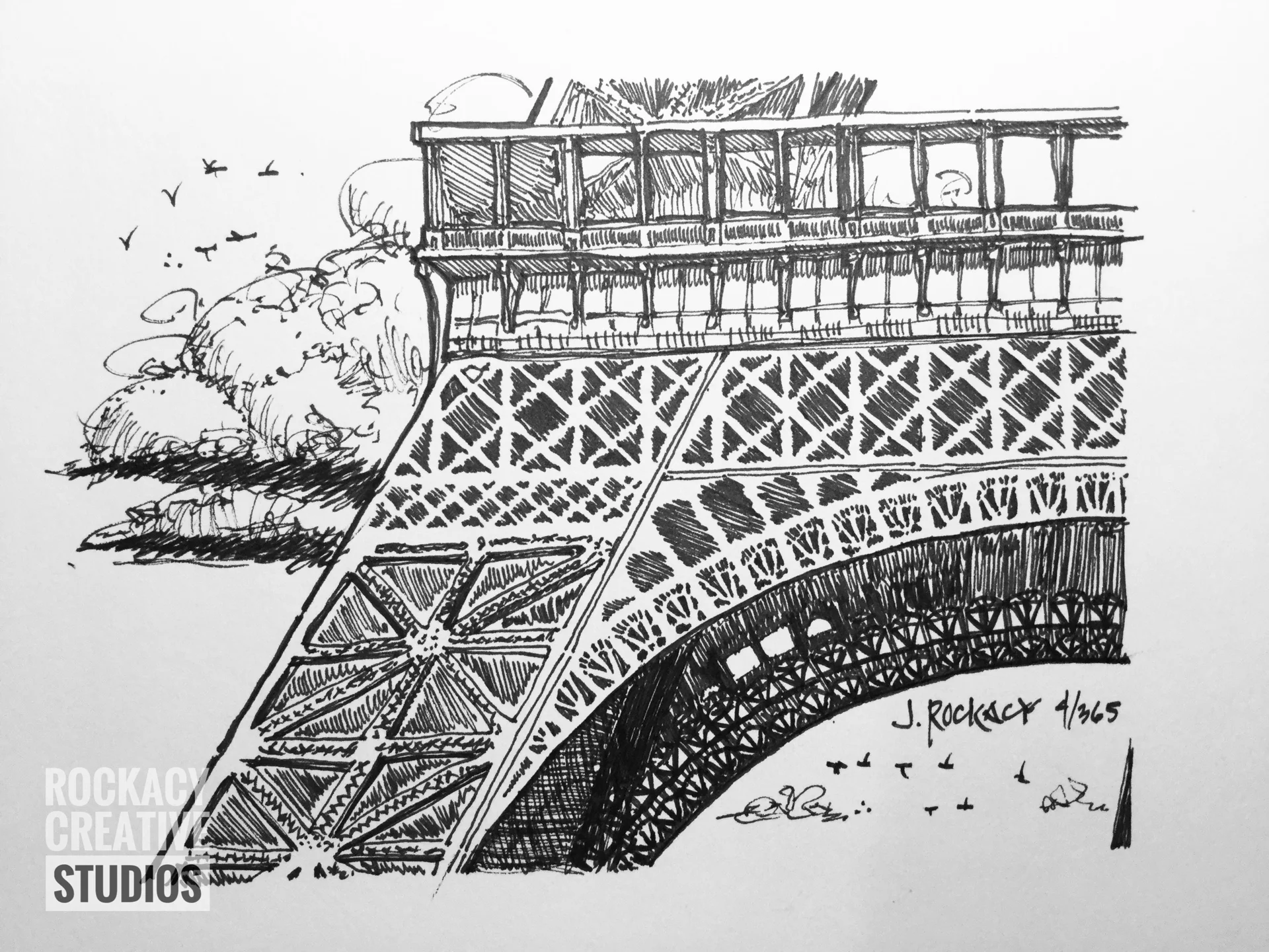Structure of Eiffel Tower