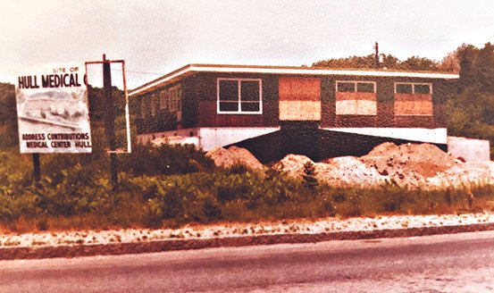   GAINING GROUND.  The nonprofit Hull Medical Center, Inc. held a groundbreaking ceremony in June 1971 on George Washington Boulevard, but it would be several years – and multiple changes in design – before the medical facility would open. Shown at t