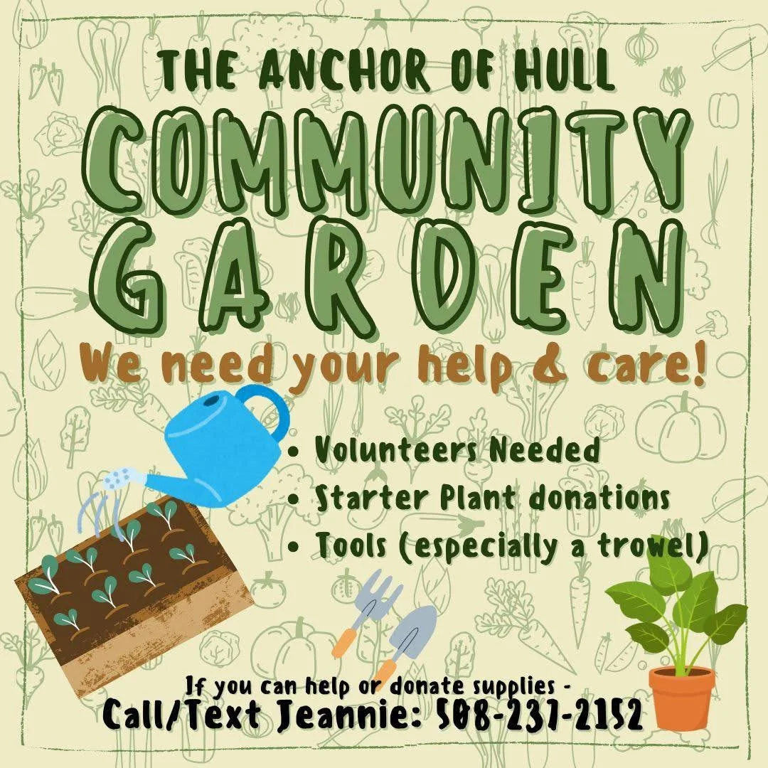 Hull is blooming! The Anchor of Hull&rsquo;s community garden needs volunteers. 

#southshorenews #hullmanews #hulltimes #hullma #nantasket #MAlocalnews