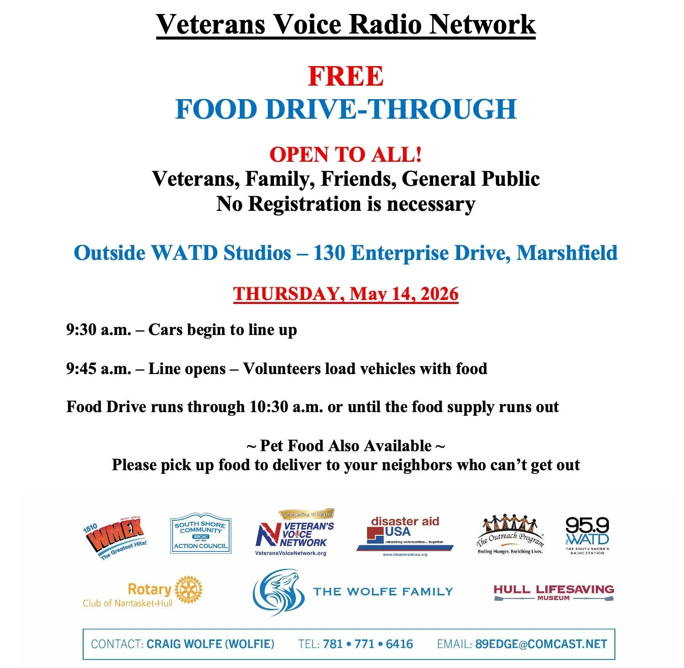 Twice as much food is available to be distributed this month! Don't miss out!

 #nantasket #hullma #MALocalNews #hullmanews #hulltimes #southshorenews