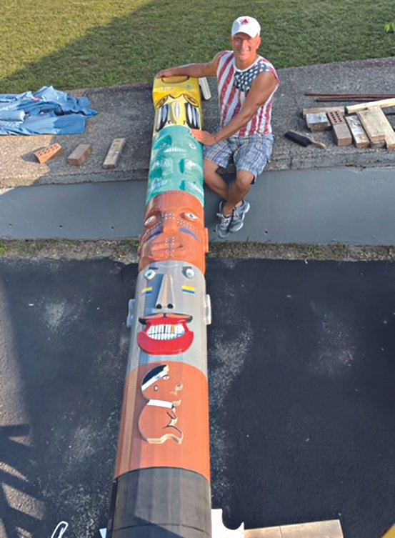 Woodworker restores a unique totem of Nantasket history with modern ...