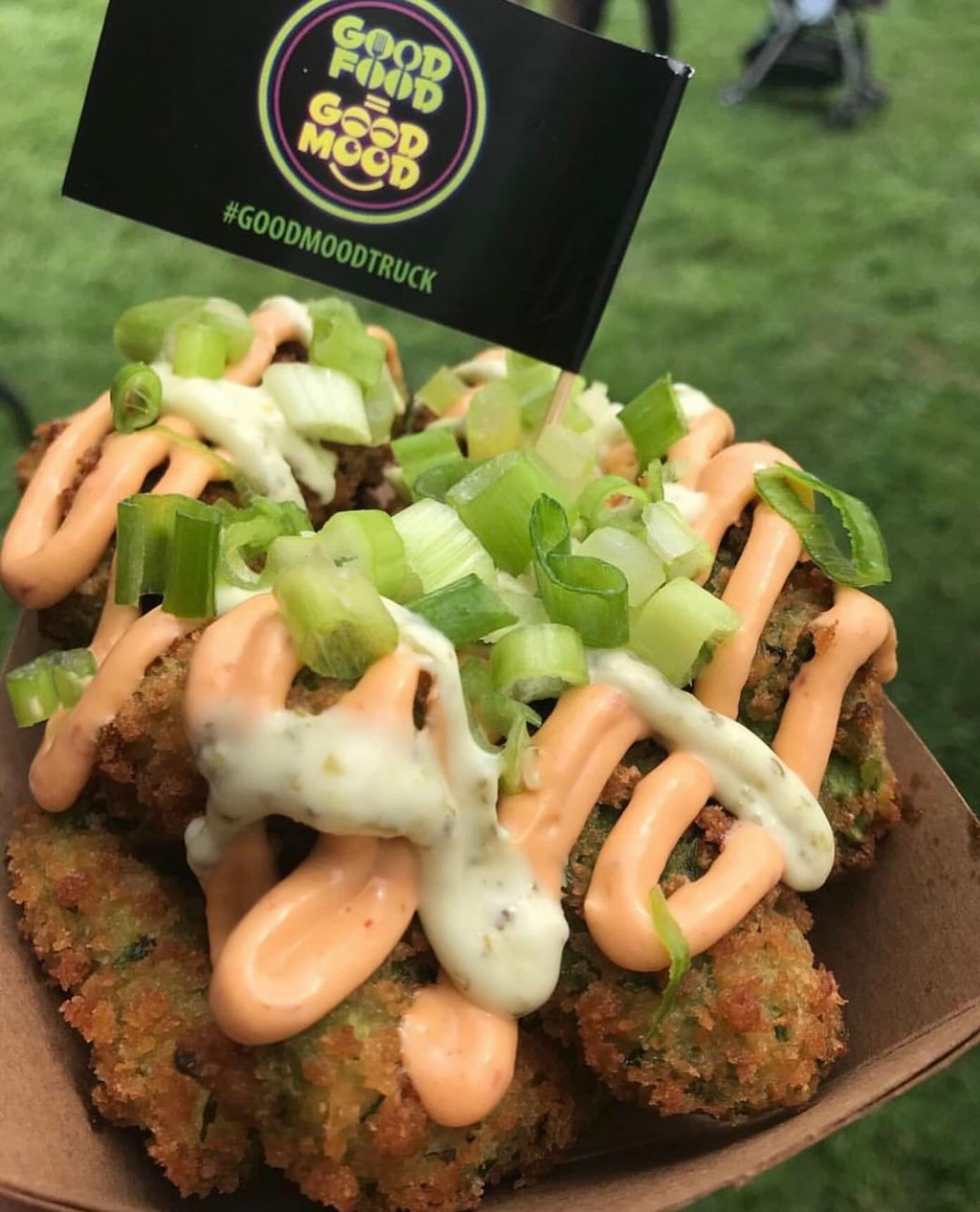 Day 1 of The Jersey Shore Food Truck Festival @monmouthparkracetrack ! Open from 11am-5pm Sat., Sun. &amp; Monday! 

#goodmoodtruck #memorialdayweekend🇺🇸 #mouthwatering #avocadofries #yummy😋😋