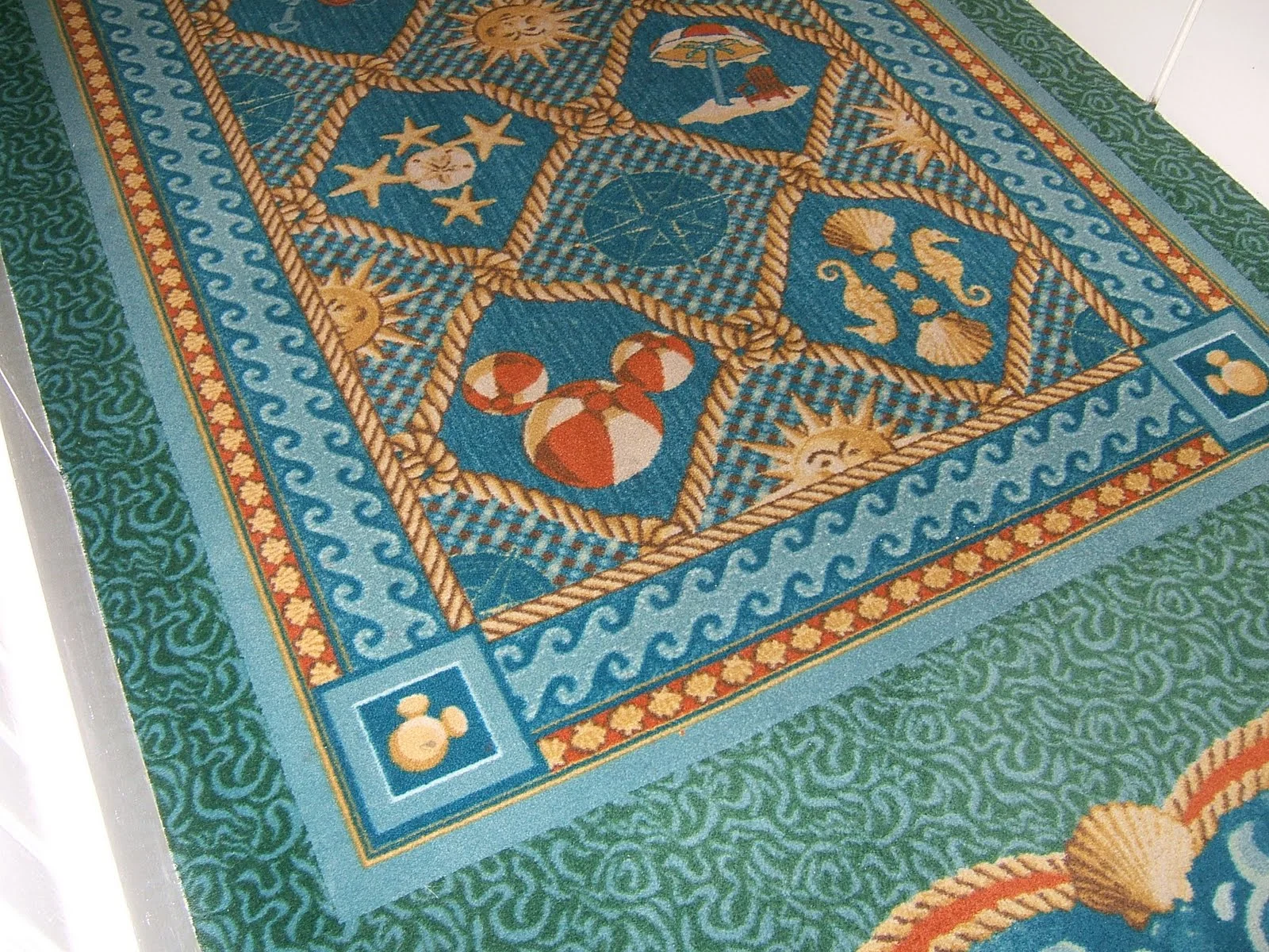Hidden Mickey Beach Club Carpet