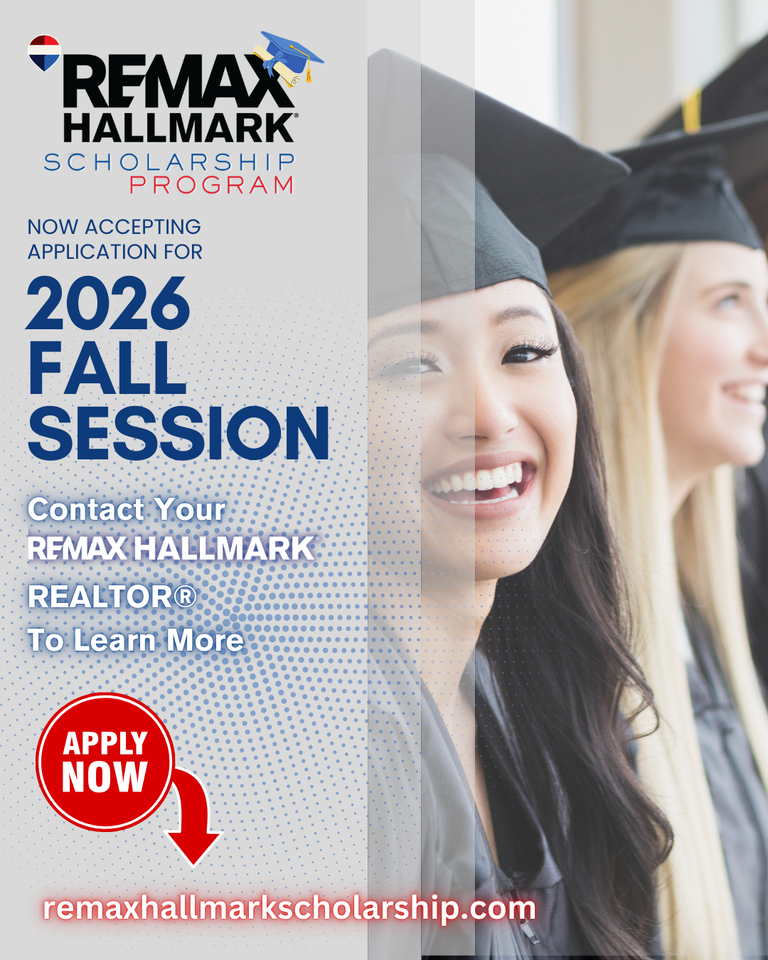 2026 REMAX Hallmark® Scholarship Program Is Now Open!