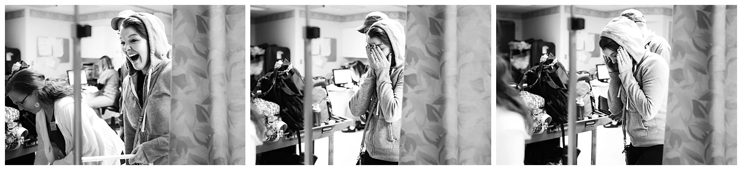 sister's reaction! <3 <3 