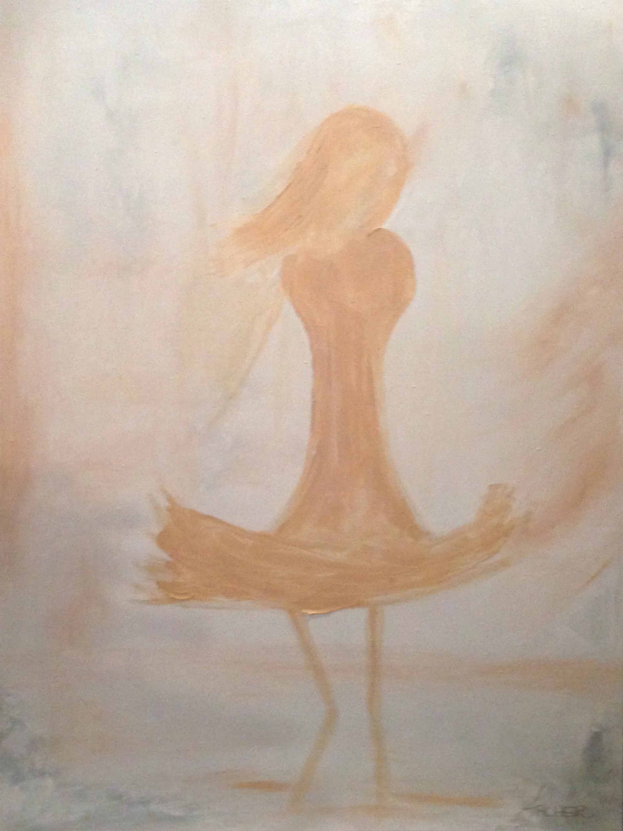  48" x 36" - Acrylic / Canvas  Golden Child&nbsp; 