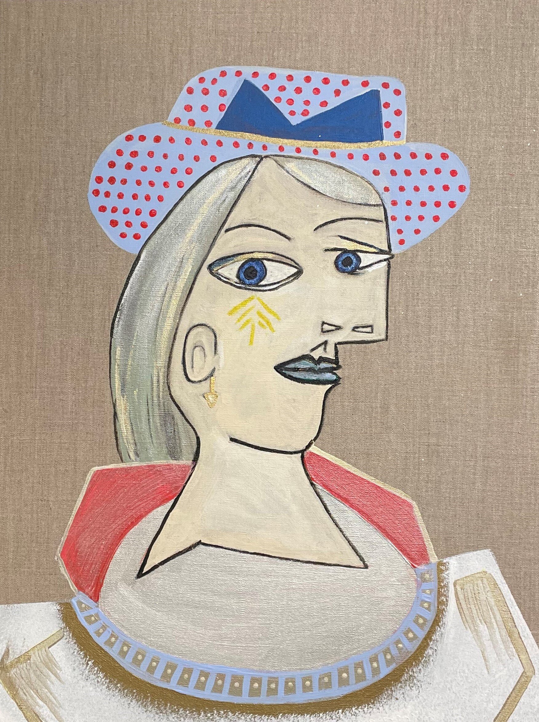  24” x 18” - Acrylic/Canvas  (after Picasso) 