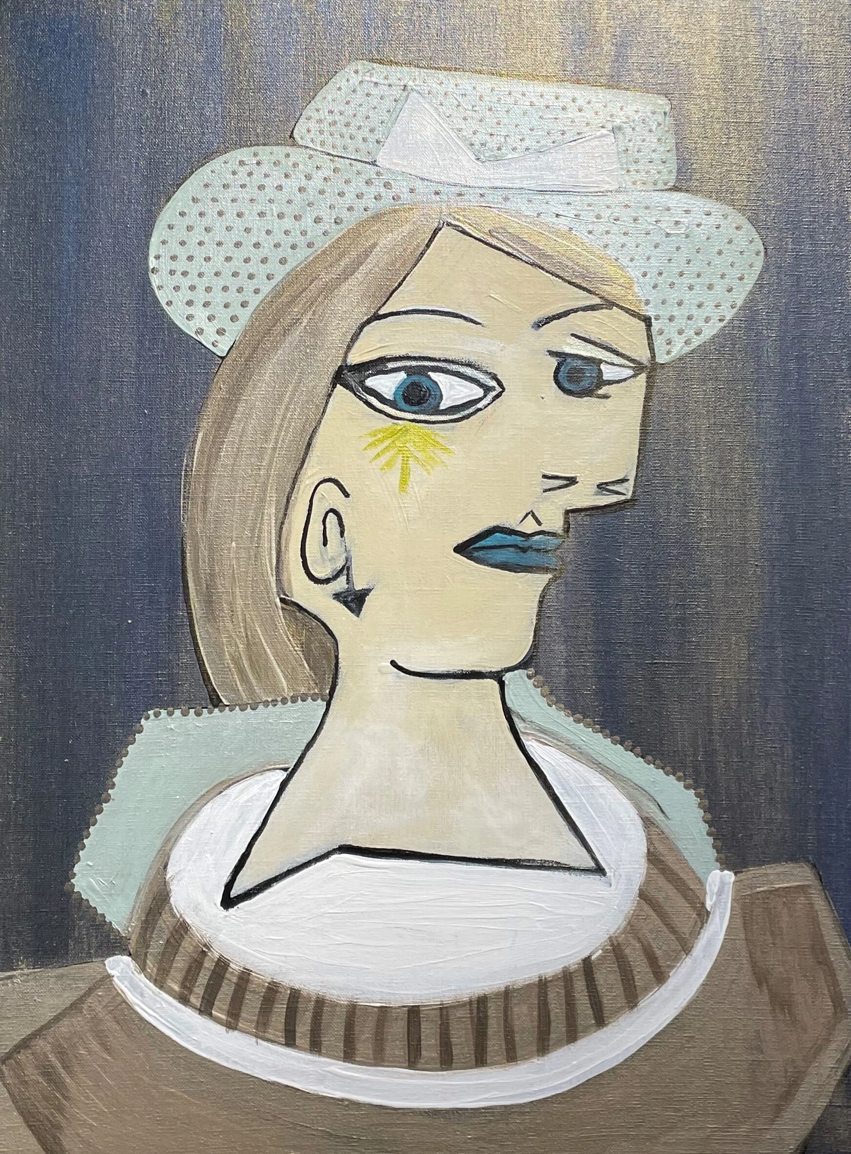  24” x 18” - Acrylic/Canvas  (after Picasso) 