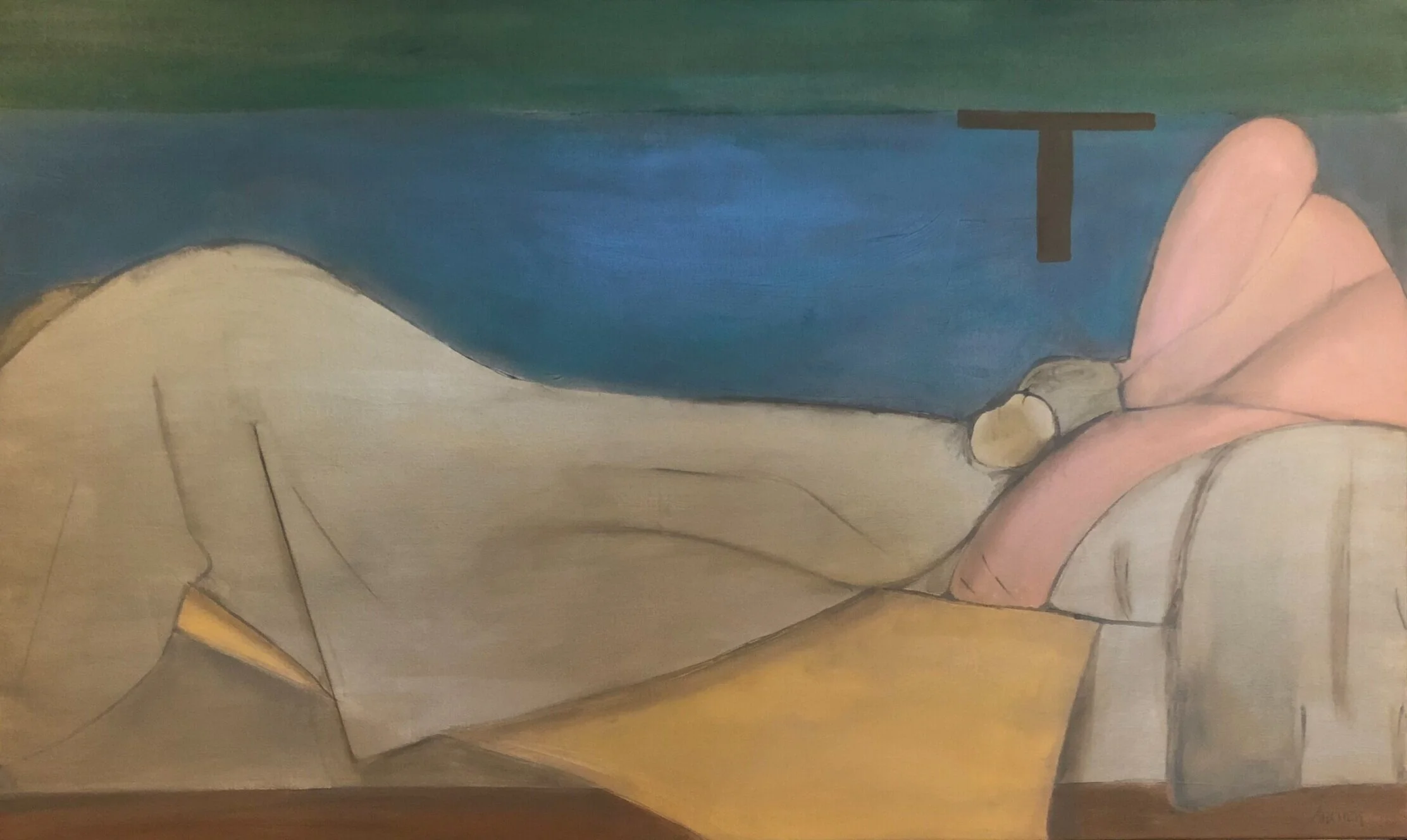  36” x 60” - Acrlic/Canvas  For you Jean Edouard Vuillard 