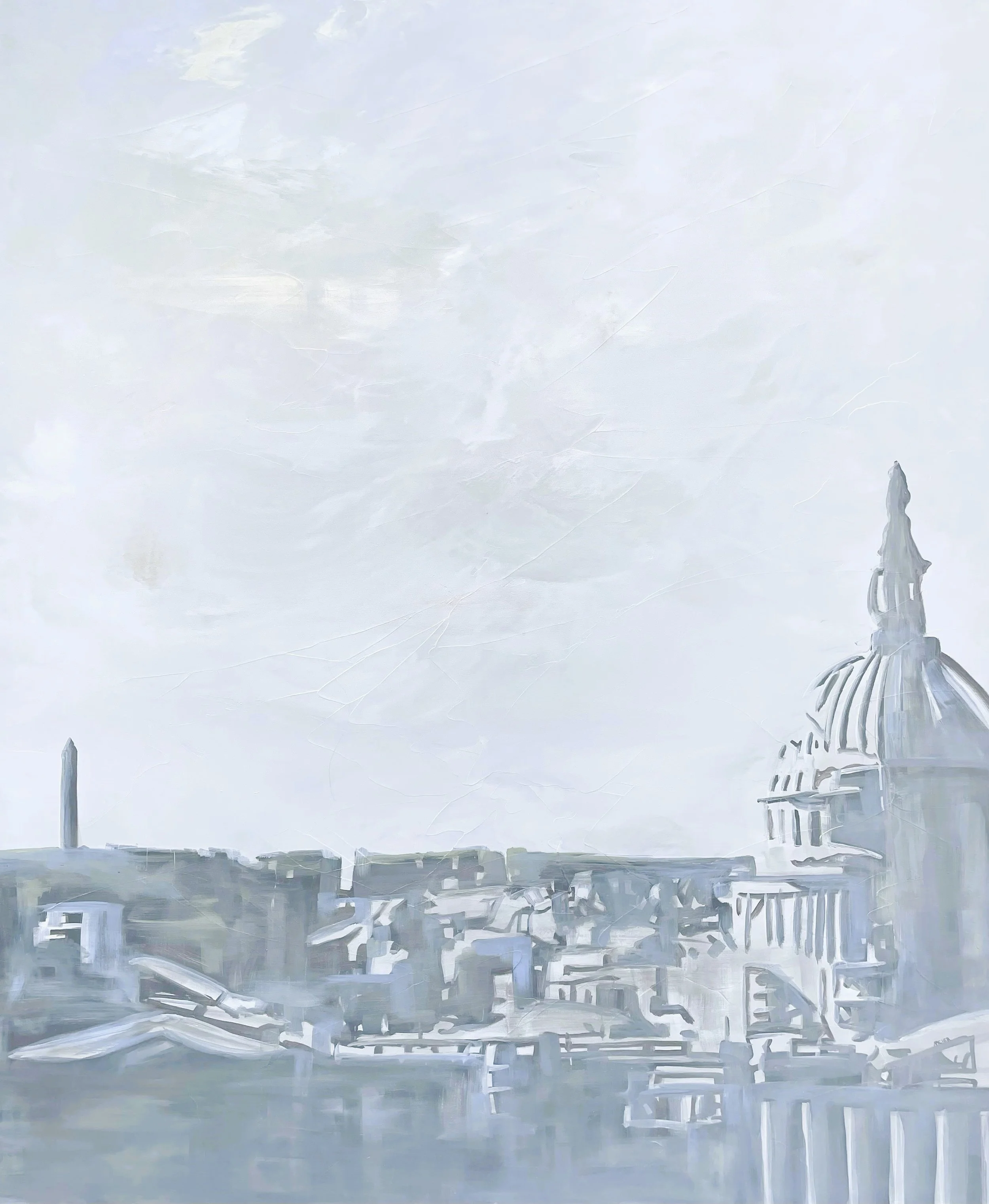  72" x 60" - Acrylic / Canvas  Shout Out to George 