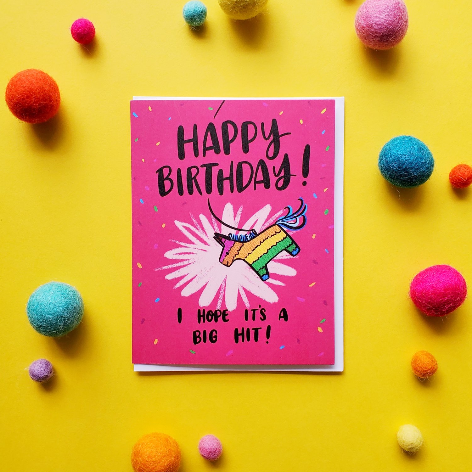 Piñata Birthday card — Greeting Cards - Shawna Smyth Studio - Bright and  Happy Cards and Gifts