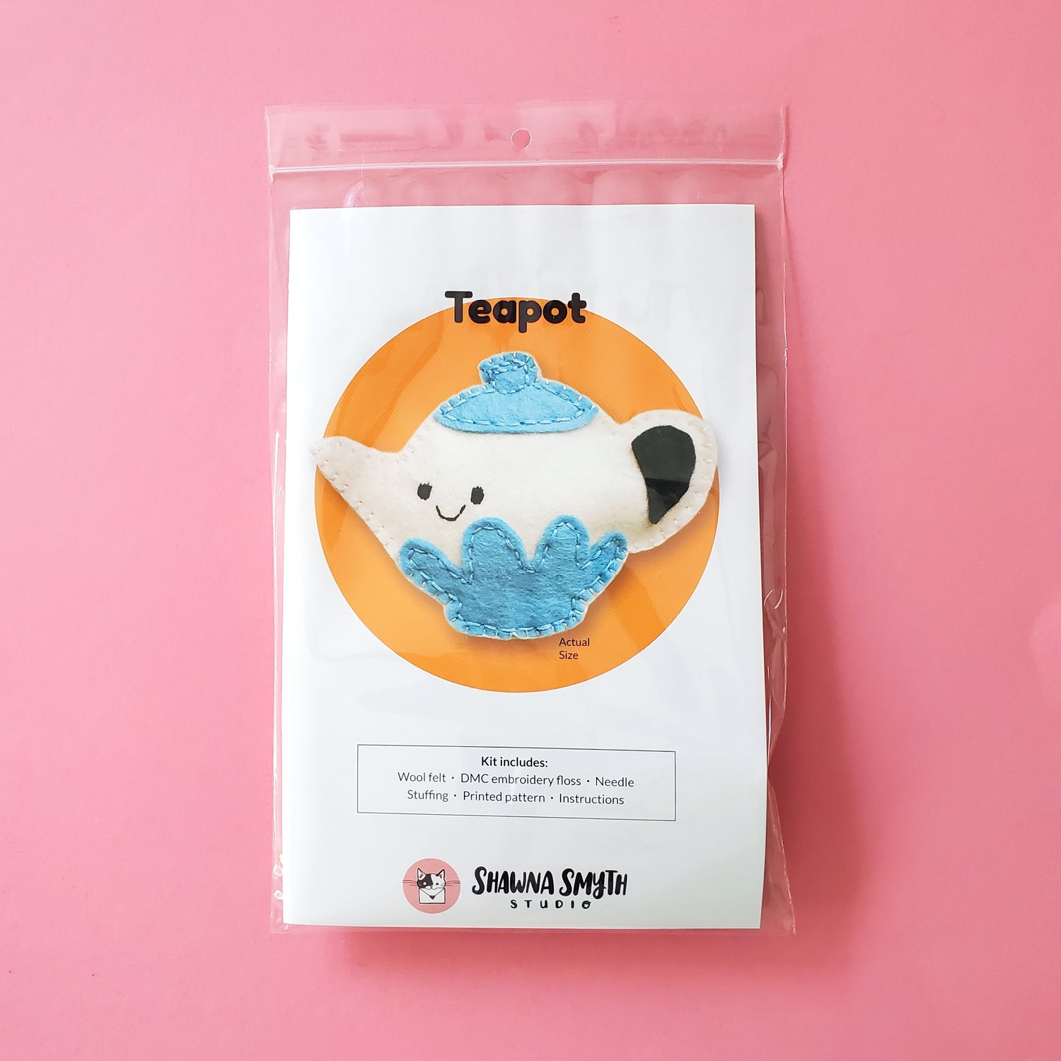 Teapot DIY Felt Kit — DIY Craft Kits for Every Skill Level