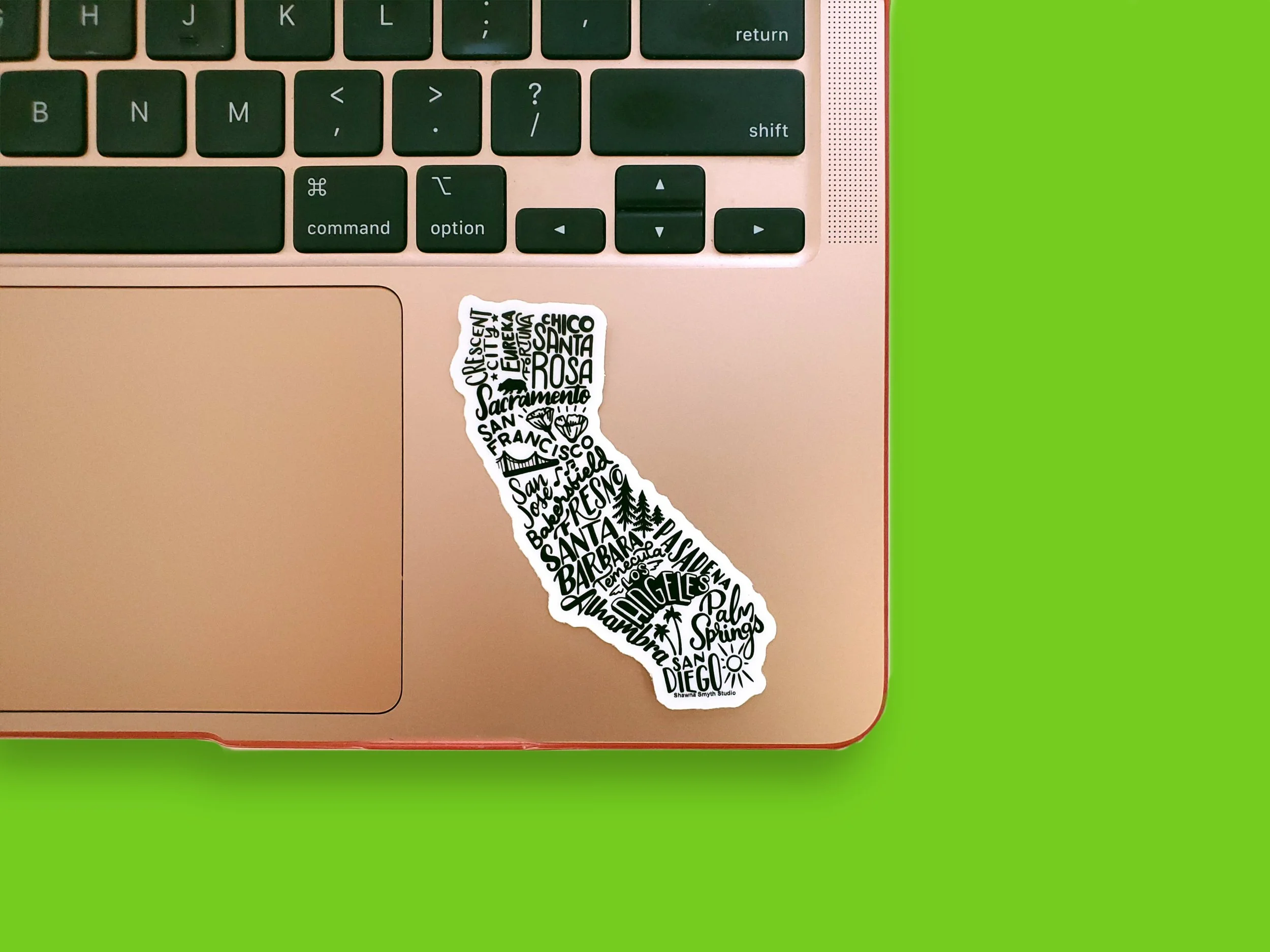 California Cities Sticker — Matte Vinyl Stickers - Cute, Funny, Pretty ...