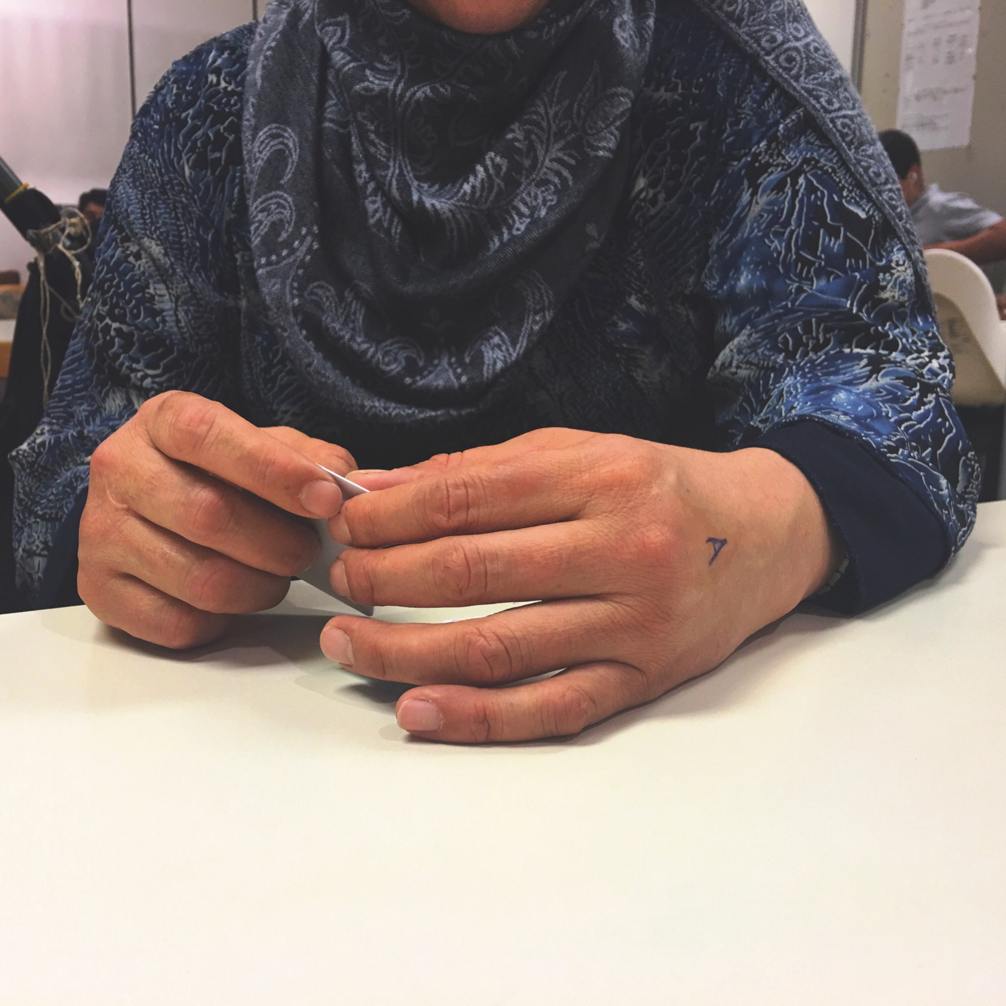 These are Mona’s hands. They will carry you through her story of loss and new beginnings.