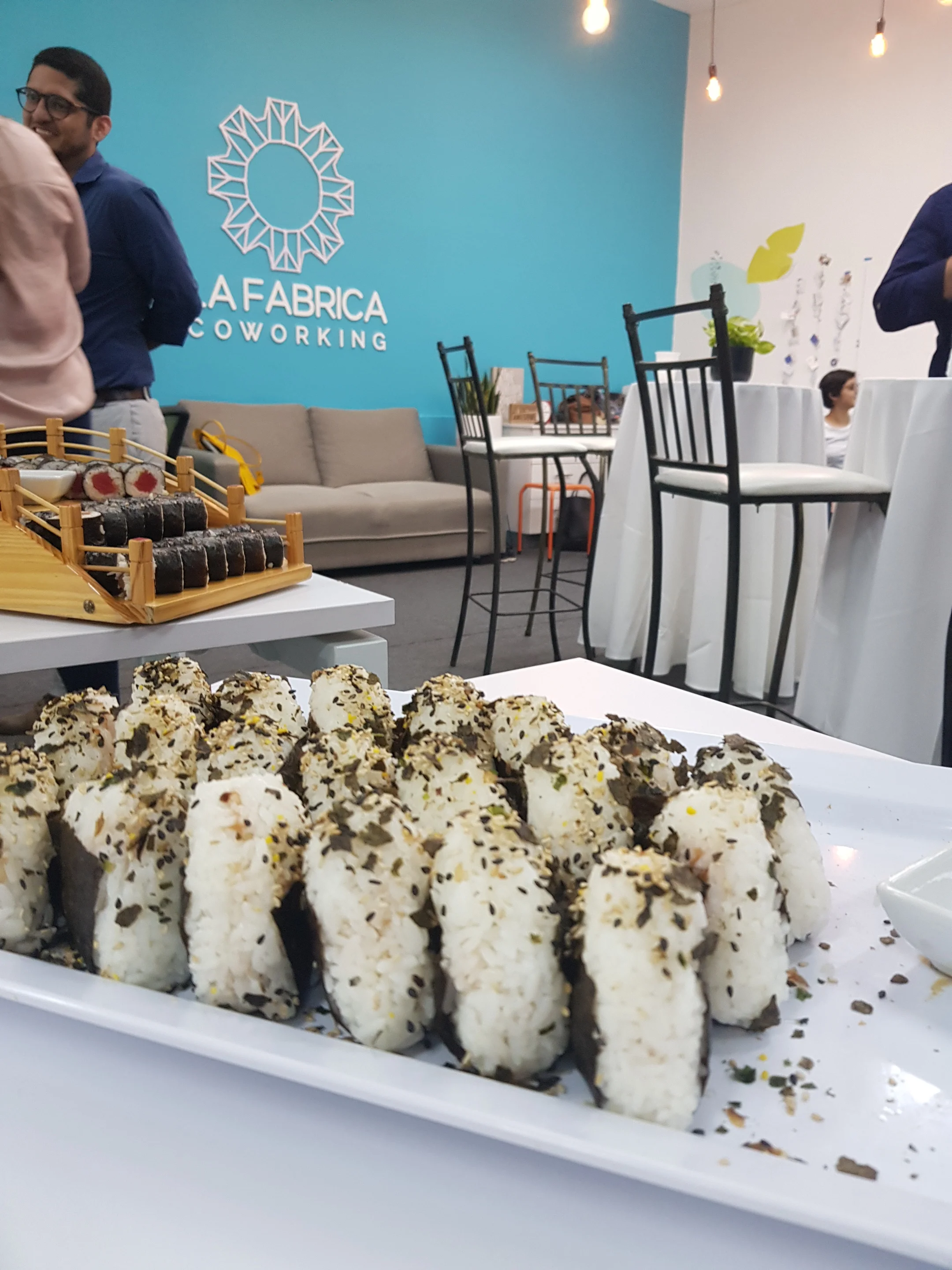 Onigiris (una forma de sushi) hecho por Japan Street, la nueva iniciativa de mi hermano Alvaro. @japanstreet2019