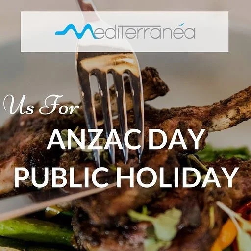We are open on the ANZAC Day Public Holiday.
Join us and we will look after you
#mediterraneasydney
