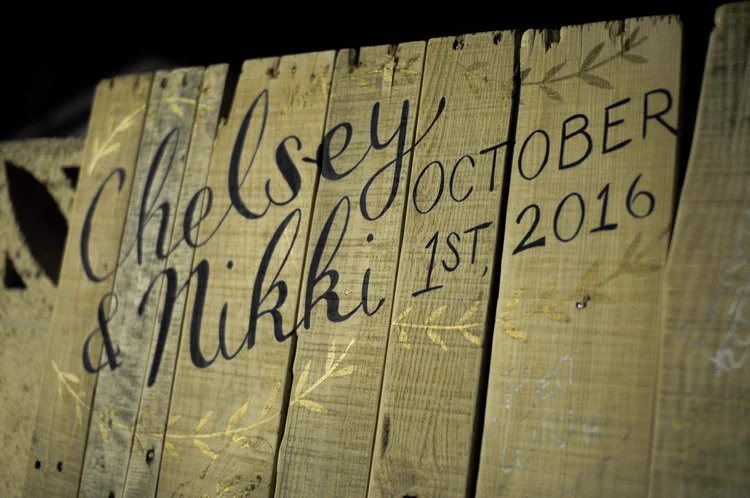 Hand-painted Pallet Sign