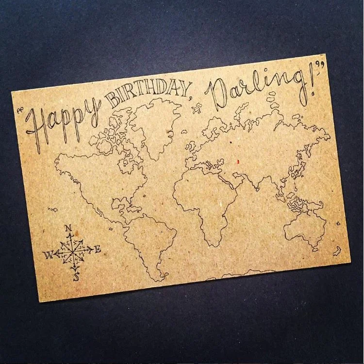 Bright Eyes Birthday Card