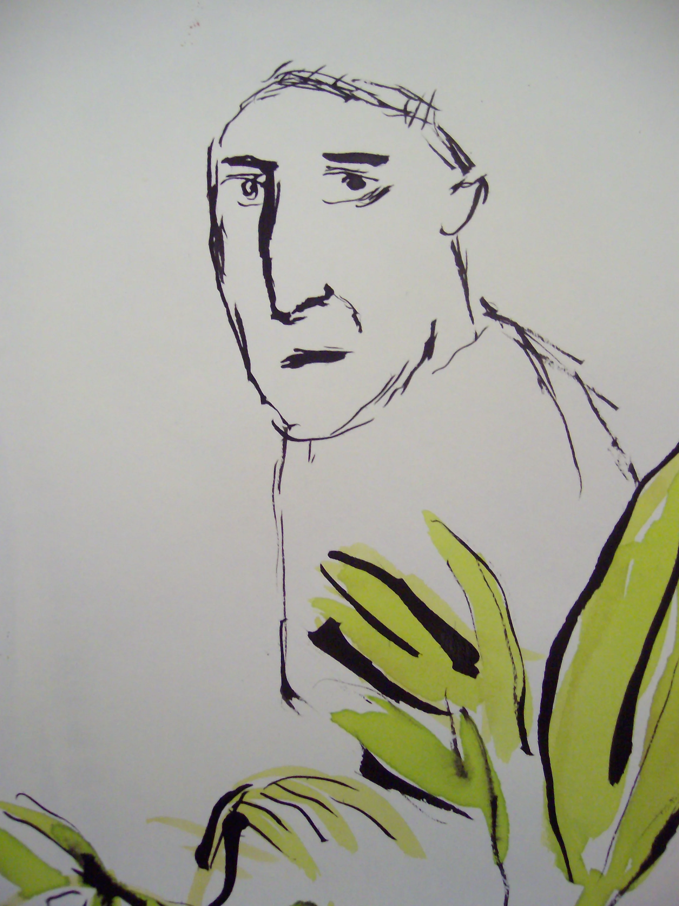 Clinton De Vere, bush drawing