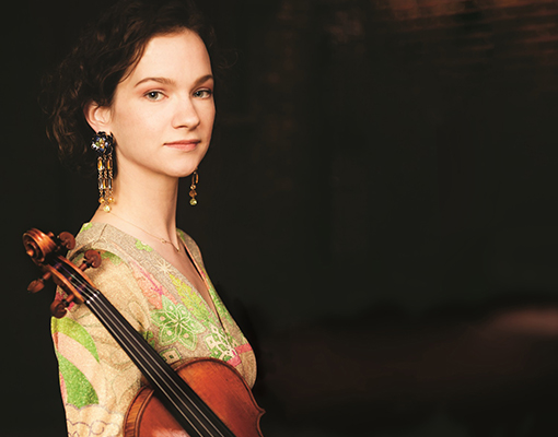 Hilary Hahn violin The Poulenc Trio premiered two new works in Russia with violinist Hilary Hahn