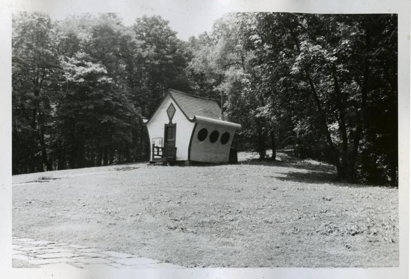 Tool and equipment shed, Langdon Park, ca 1948