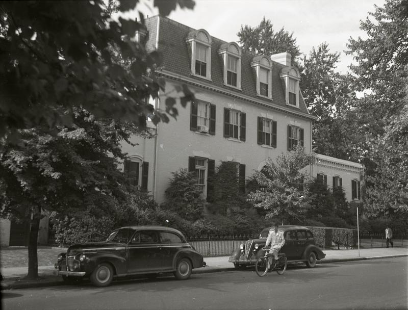  Marine Barracks on the south side of the 800 block of G Street SE, ca 1949 