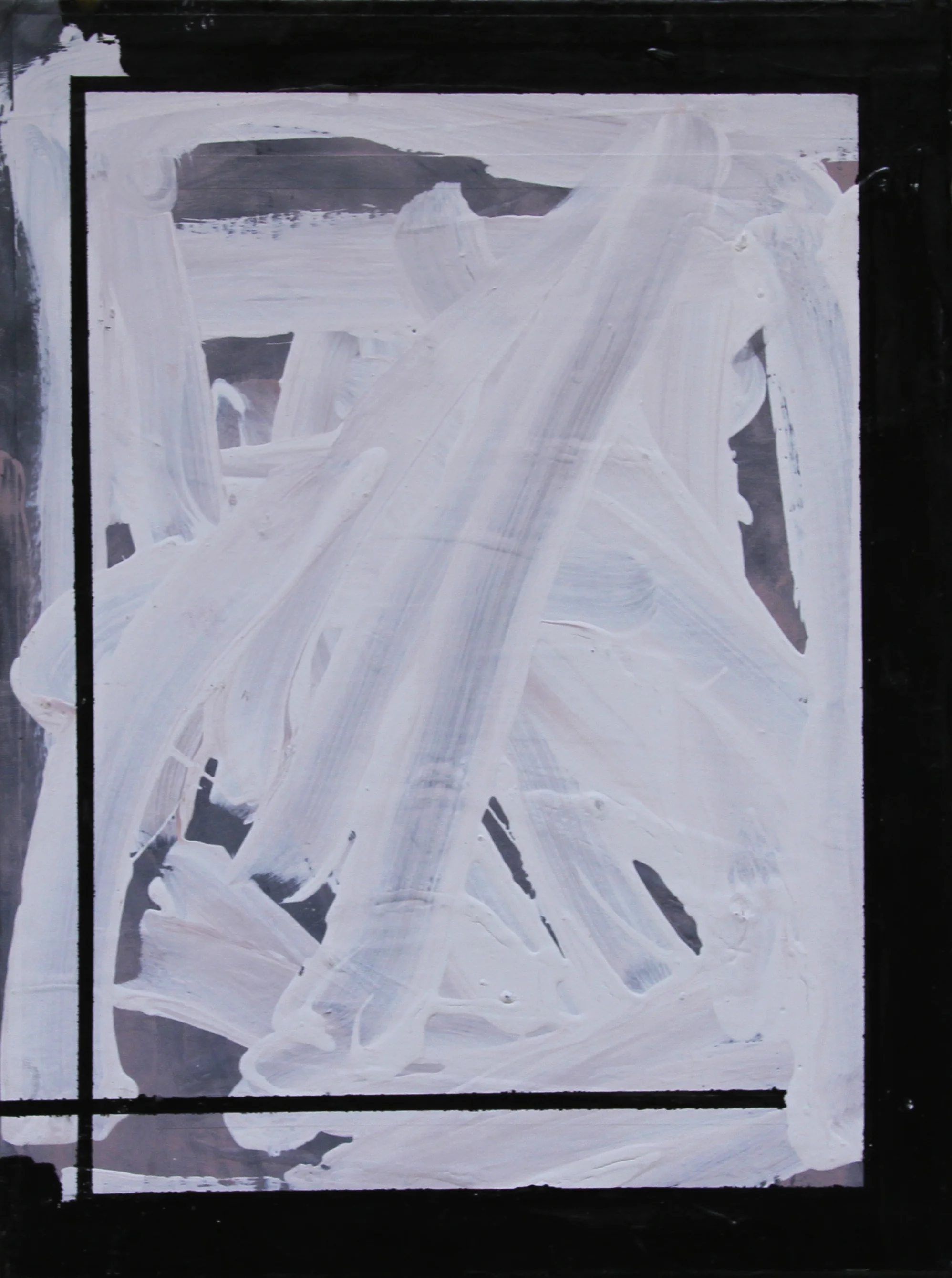 UNTITLED 2016 Acrylic on card stock 12 x 9 in 30.5 x 23 cm