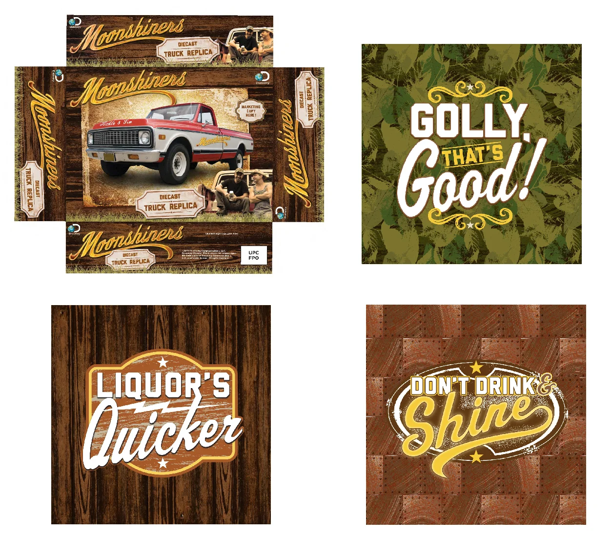   "Moonshiners" Packaging Program &amp; Branding  