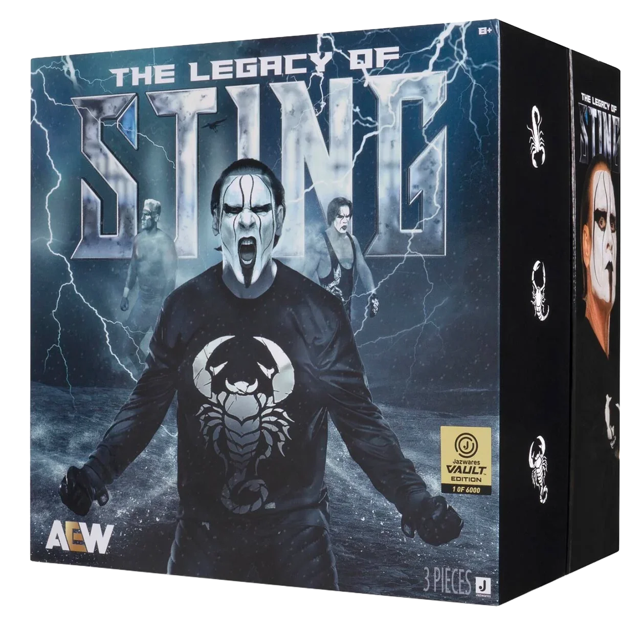   The Legacy of Sting Packaging (Closed View)  