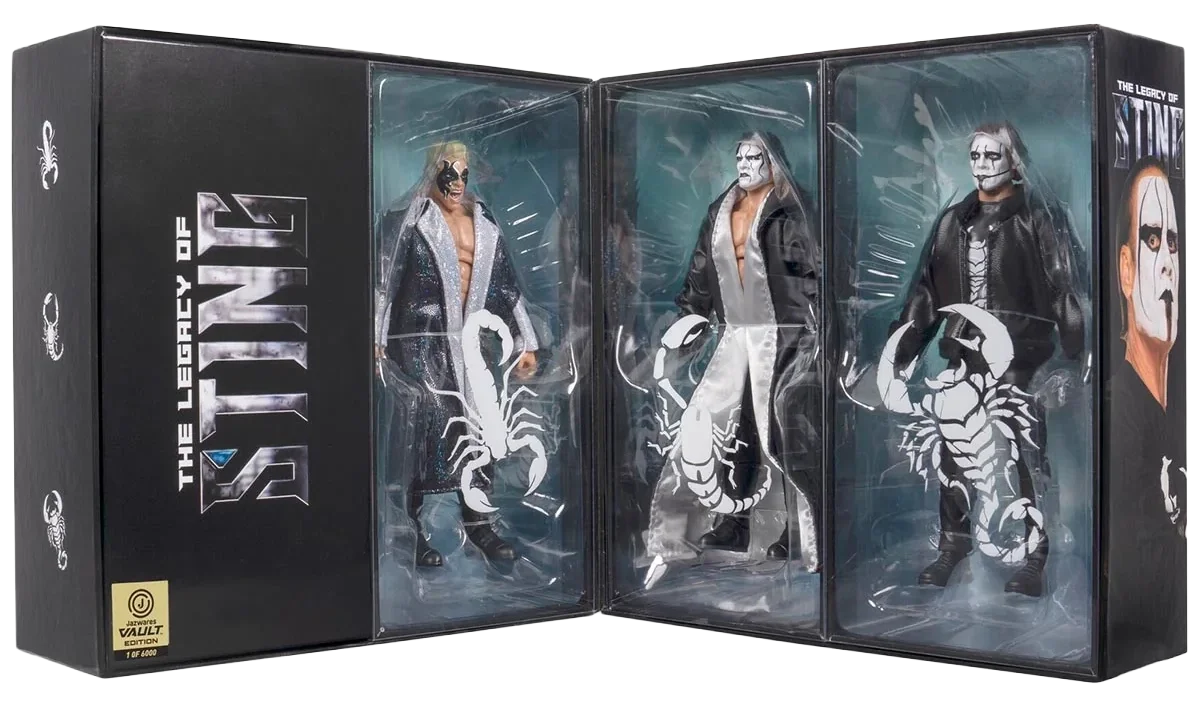   The Legacy of Sting Packaging (Open View)  